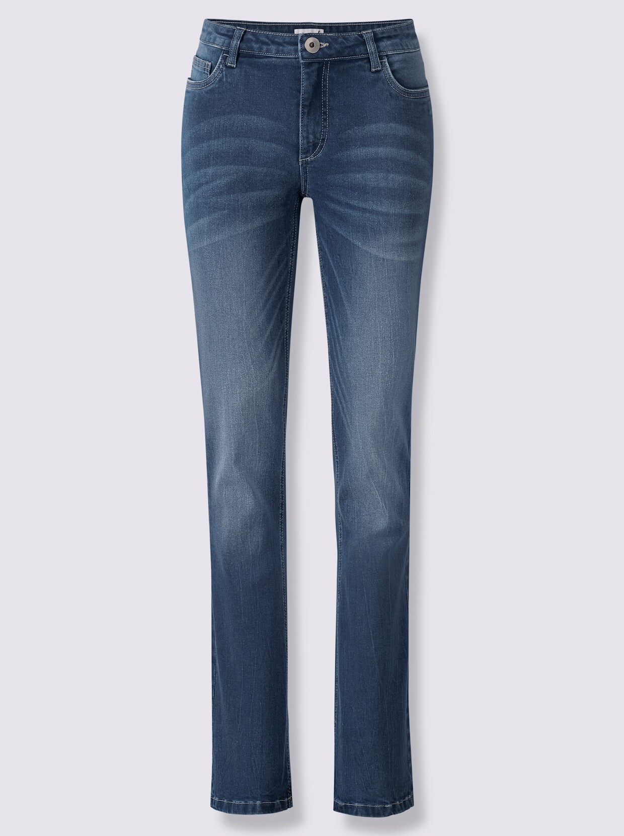 Bootcut-Jeans - blue-stone-washed