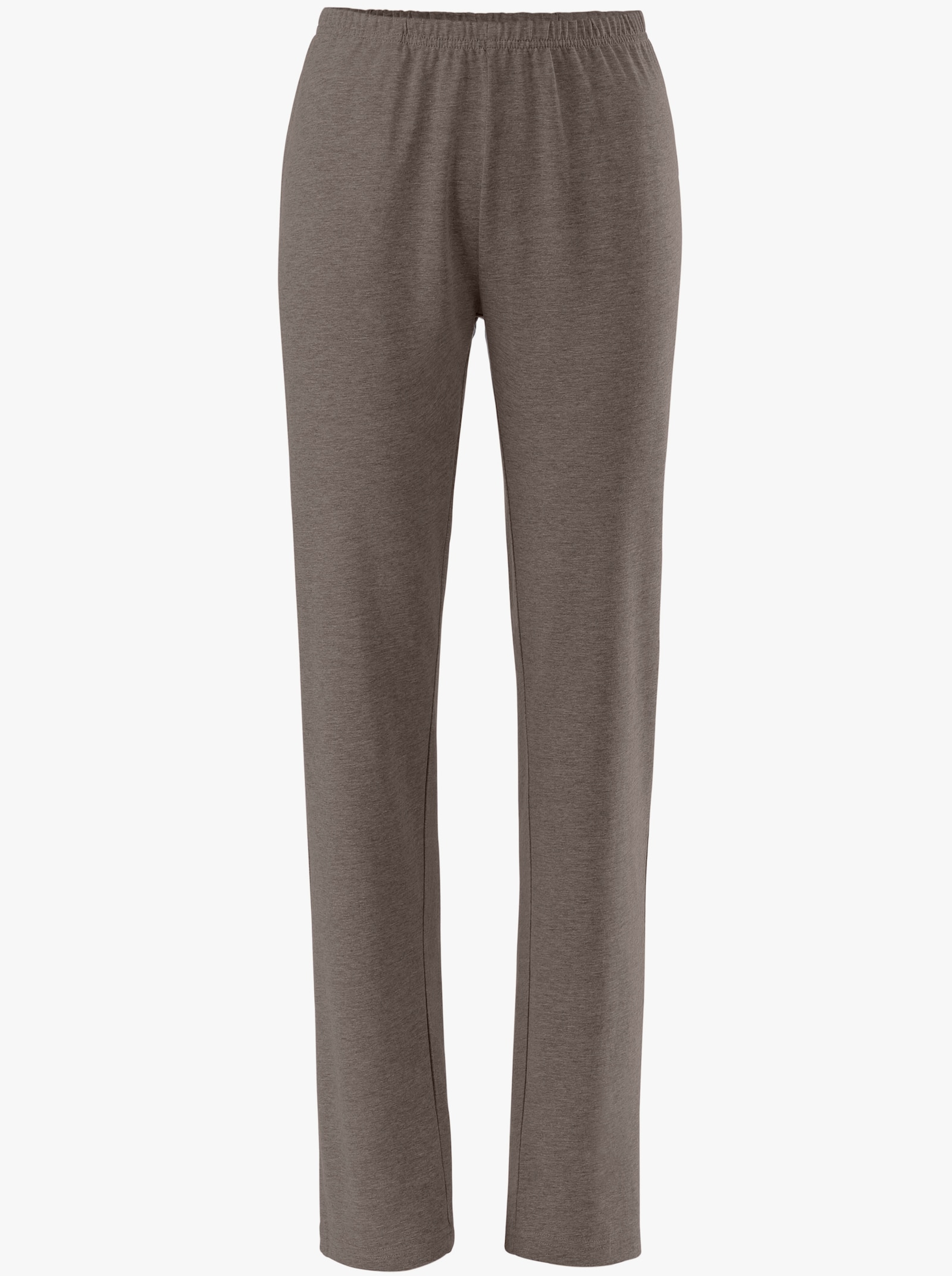 Freizeithose mit Rundum-Dehnbund - petrol + taupe