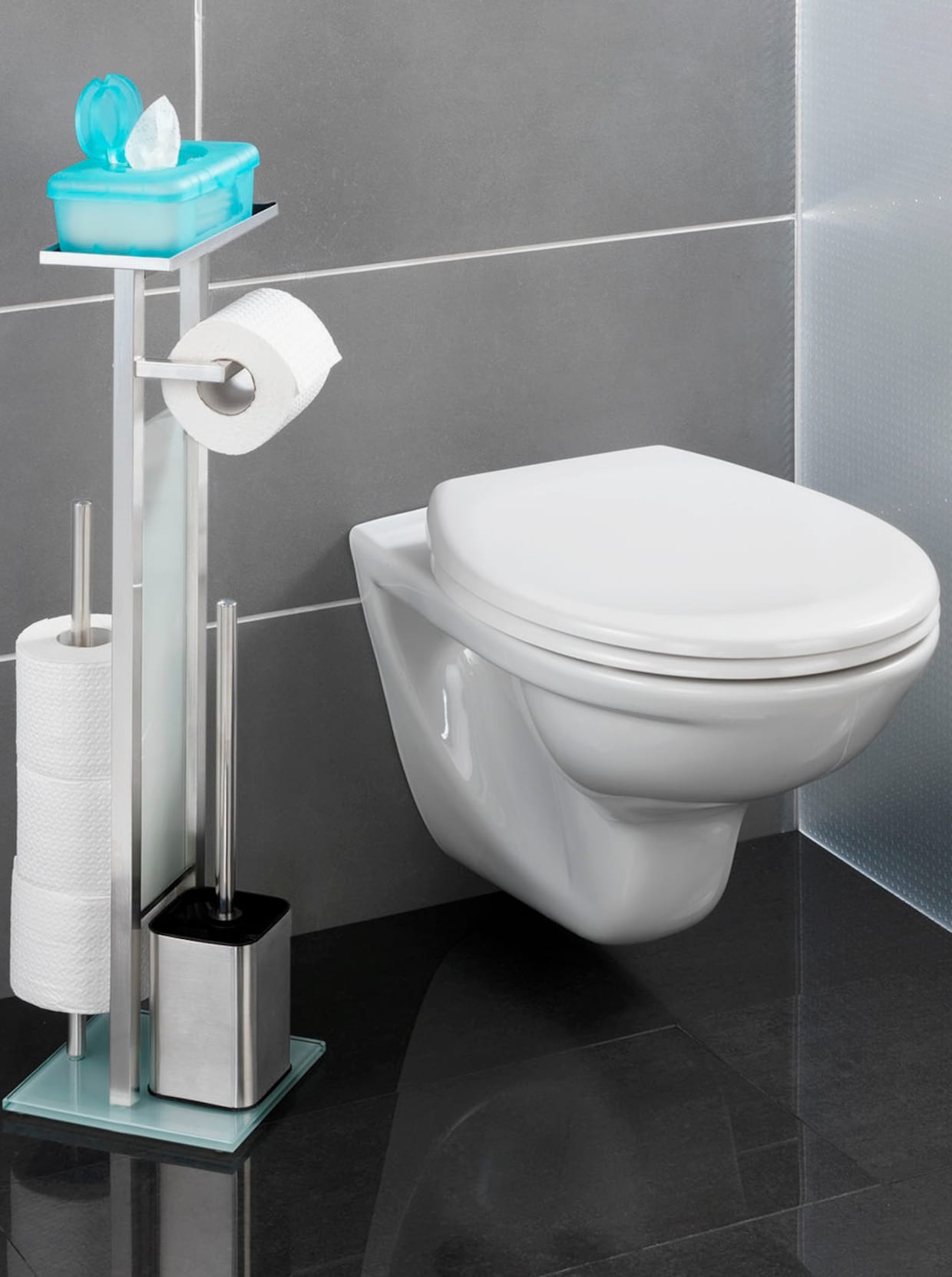 Wc-hygiëneset - Zilverkleur