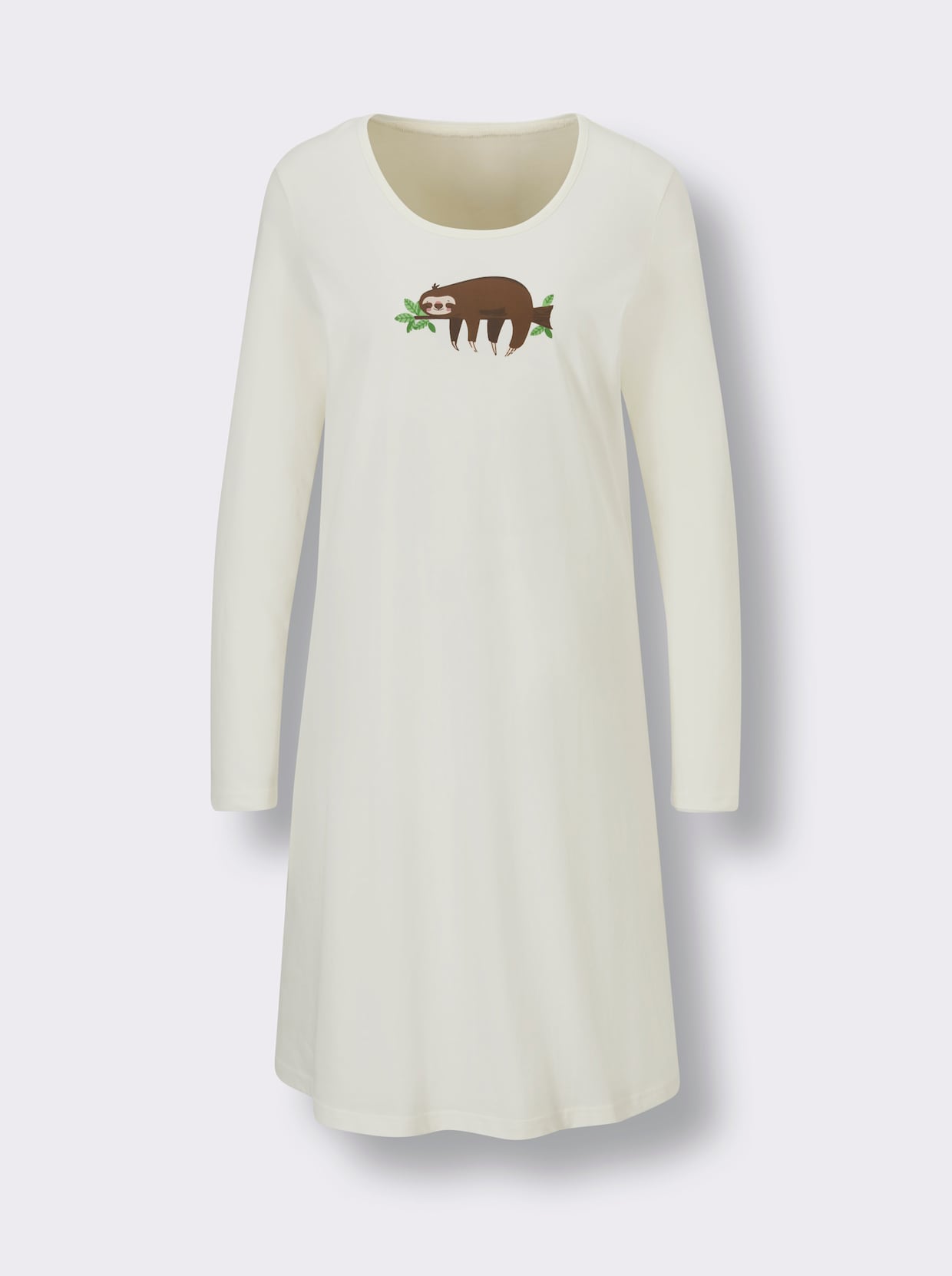wäschepur Chemise de nuit - écru + vert pomme