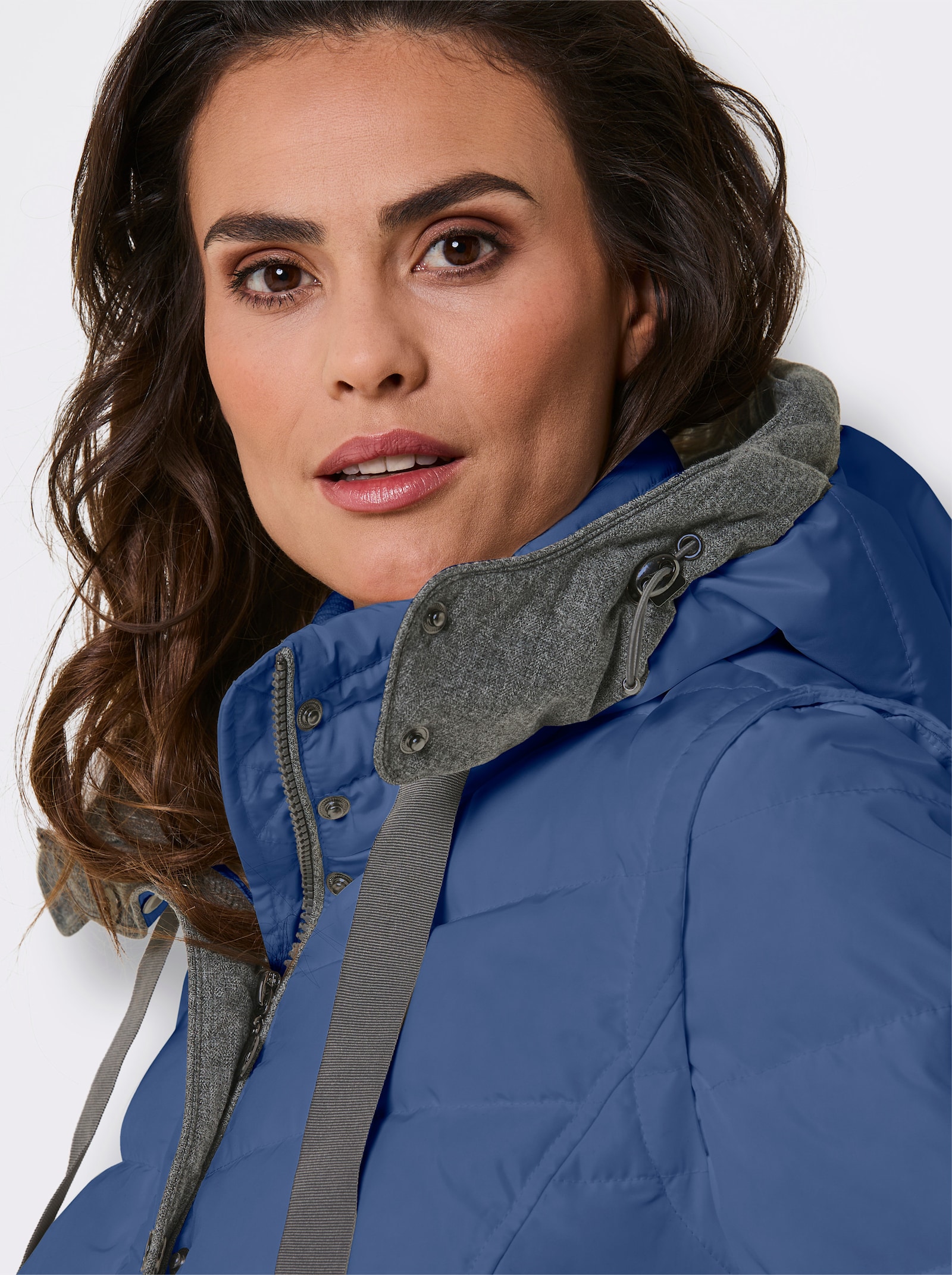 CREATION L PREMIUM Daunenjacke mit Westen-Funktion - jeansblau