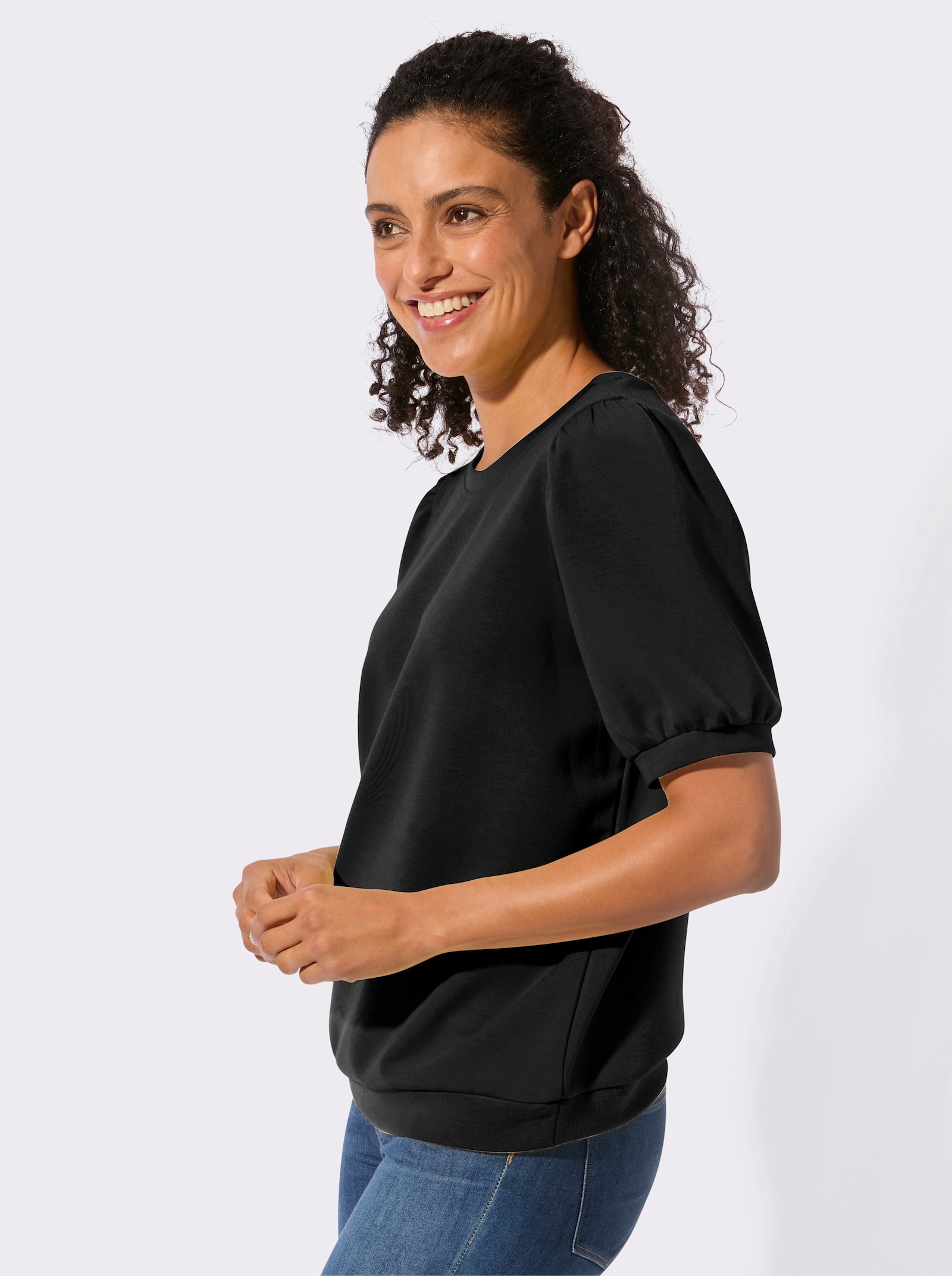 Kurzarmshirt - schwarz