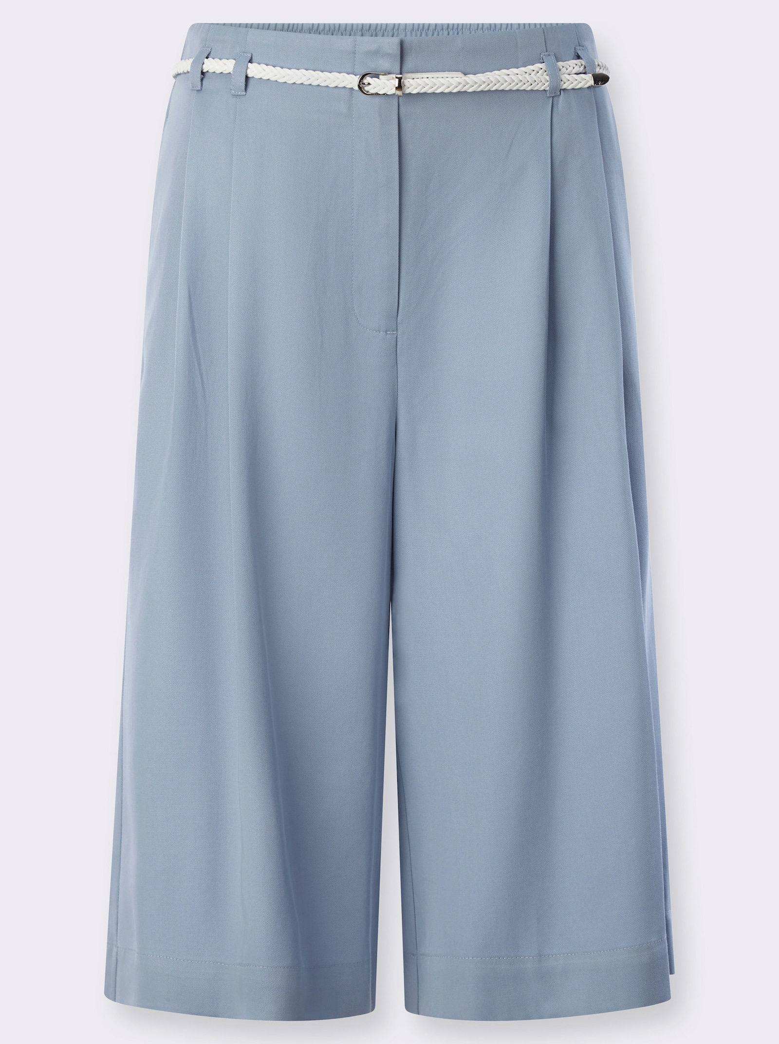 heine Bermudas inklusive Flechtgürtel - bleu