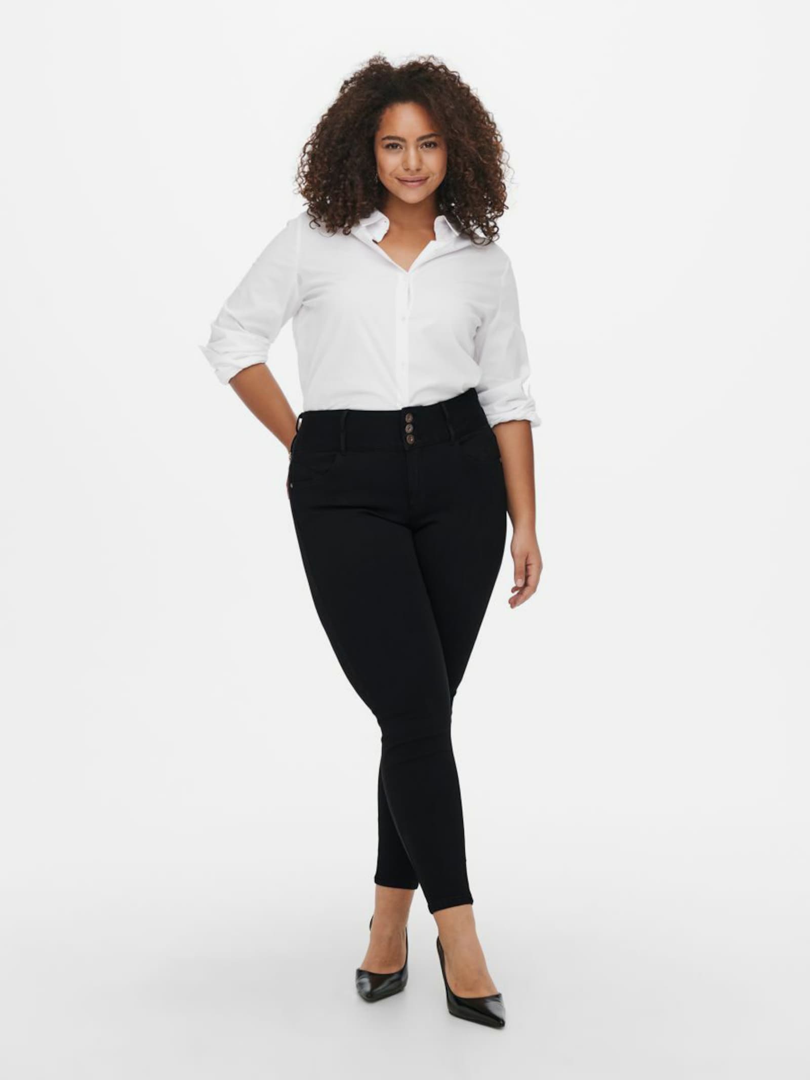 Skinny-fit-Jeans - black