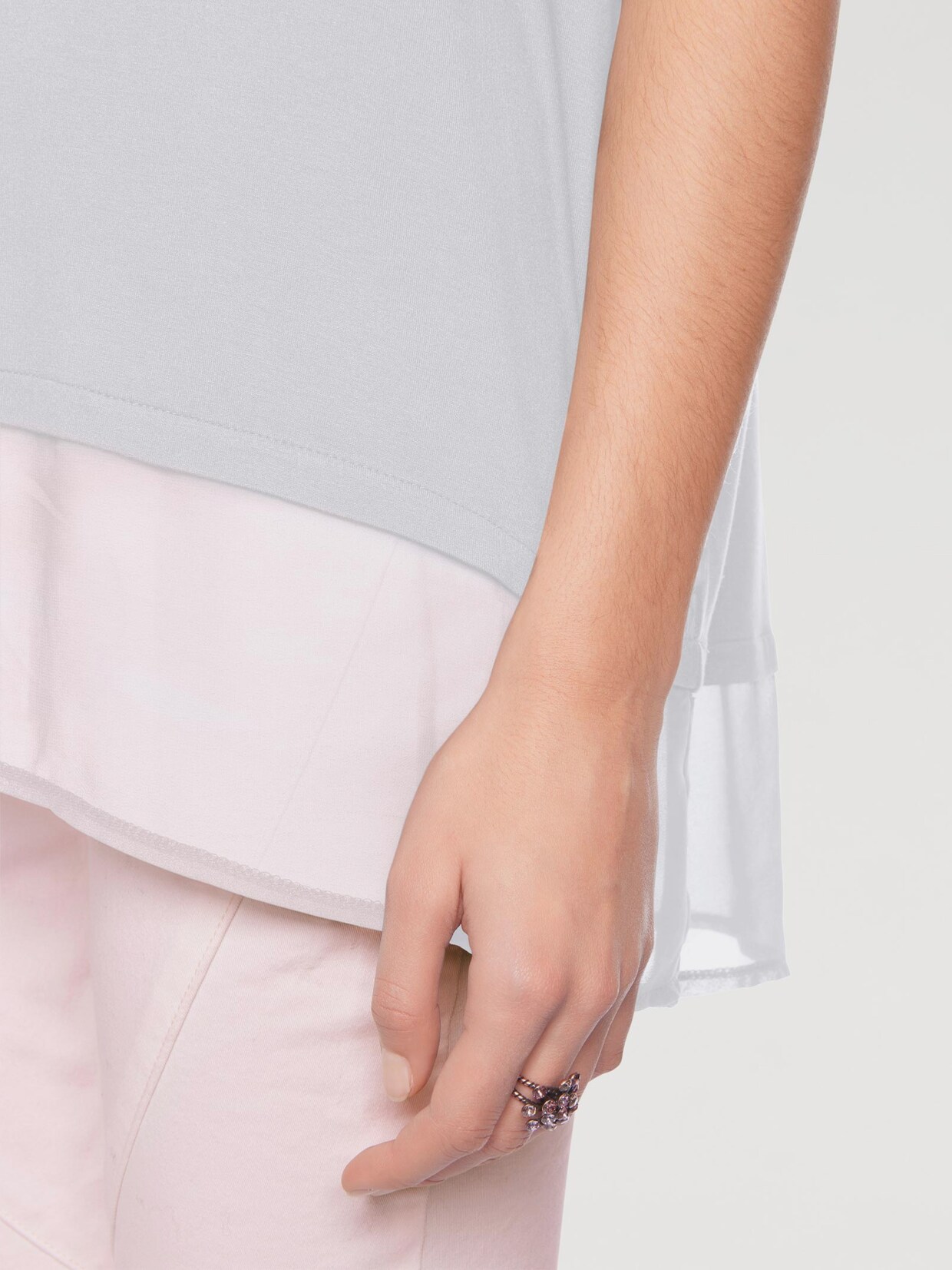 Linea Tesini Oversized Shirt - weiß