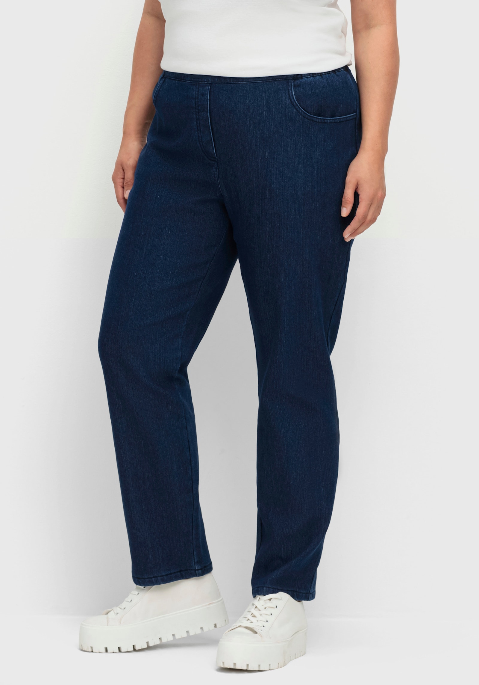 Thermojeans mit Fleece-Futter - dark blue