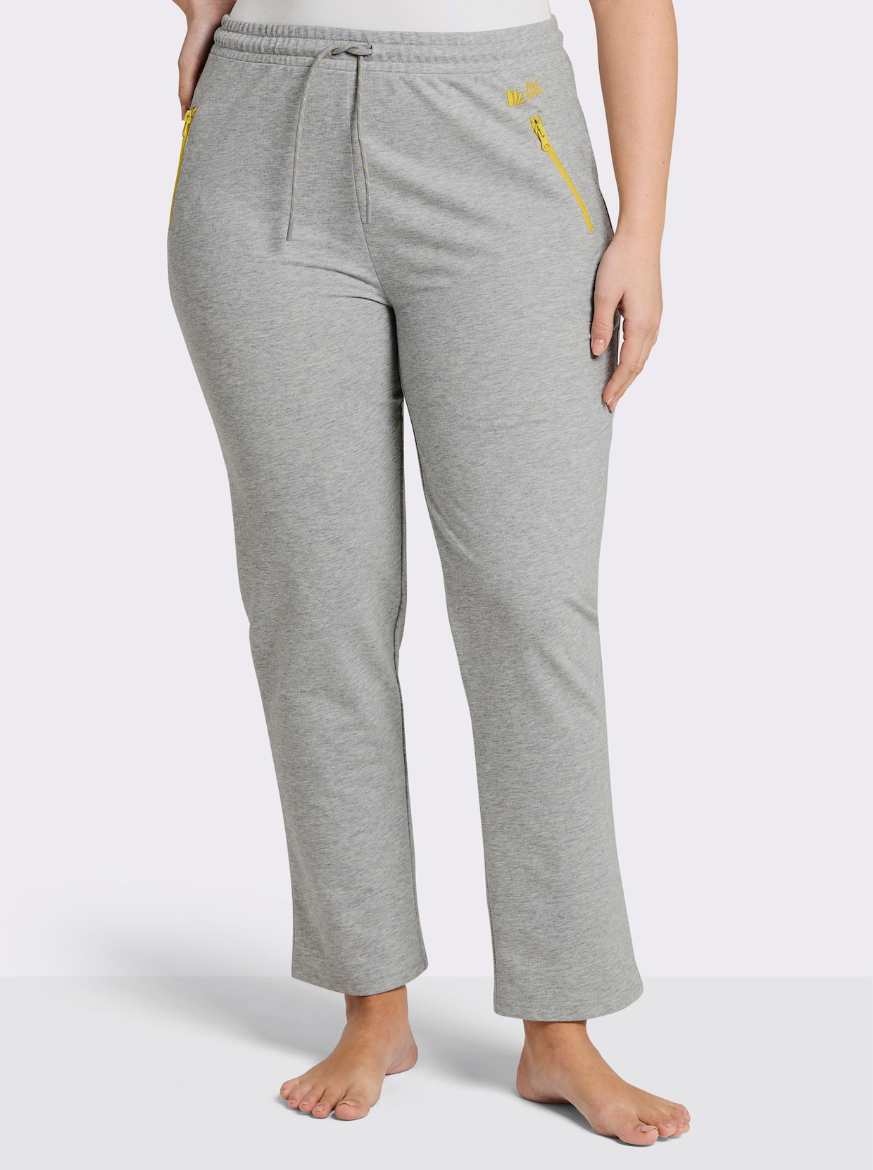 feel good Hose - grau-meliert