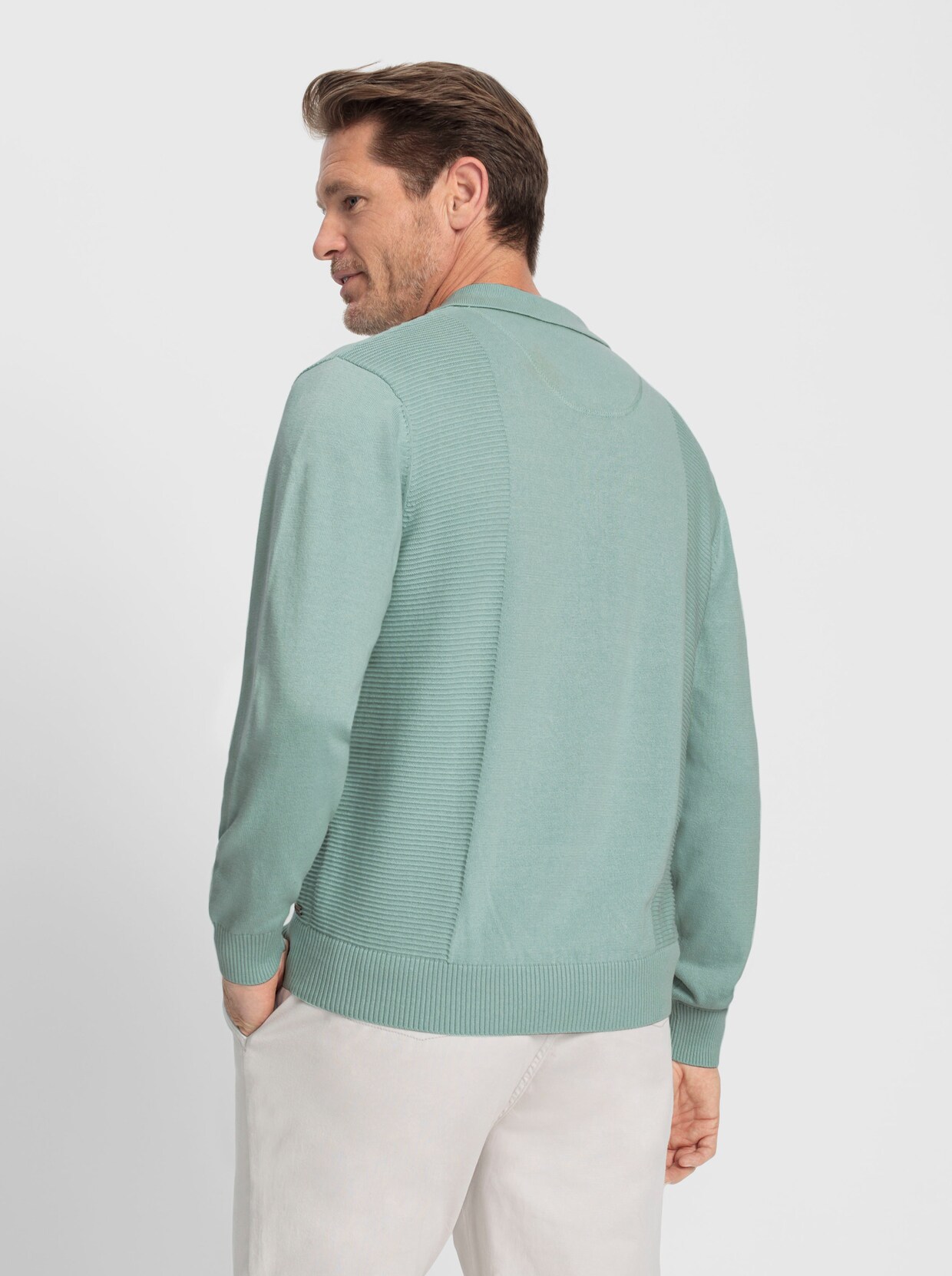 Marco Donati Polopullover - kalkmint