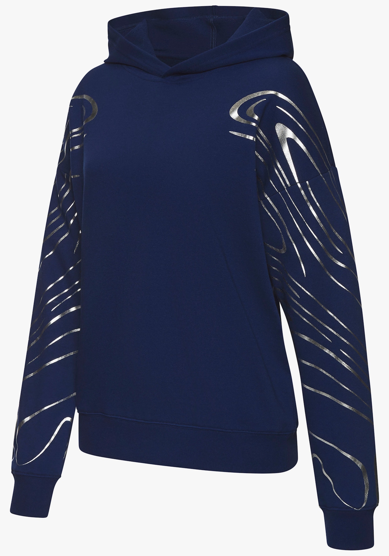 LASCANA ACTIVE Hoodie - blauw, zilver