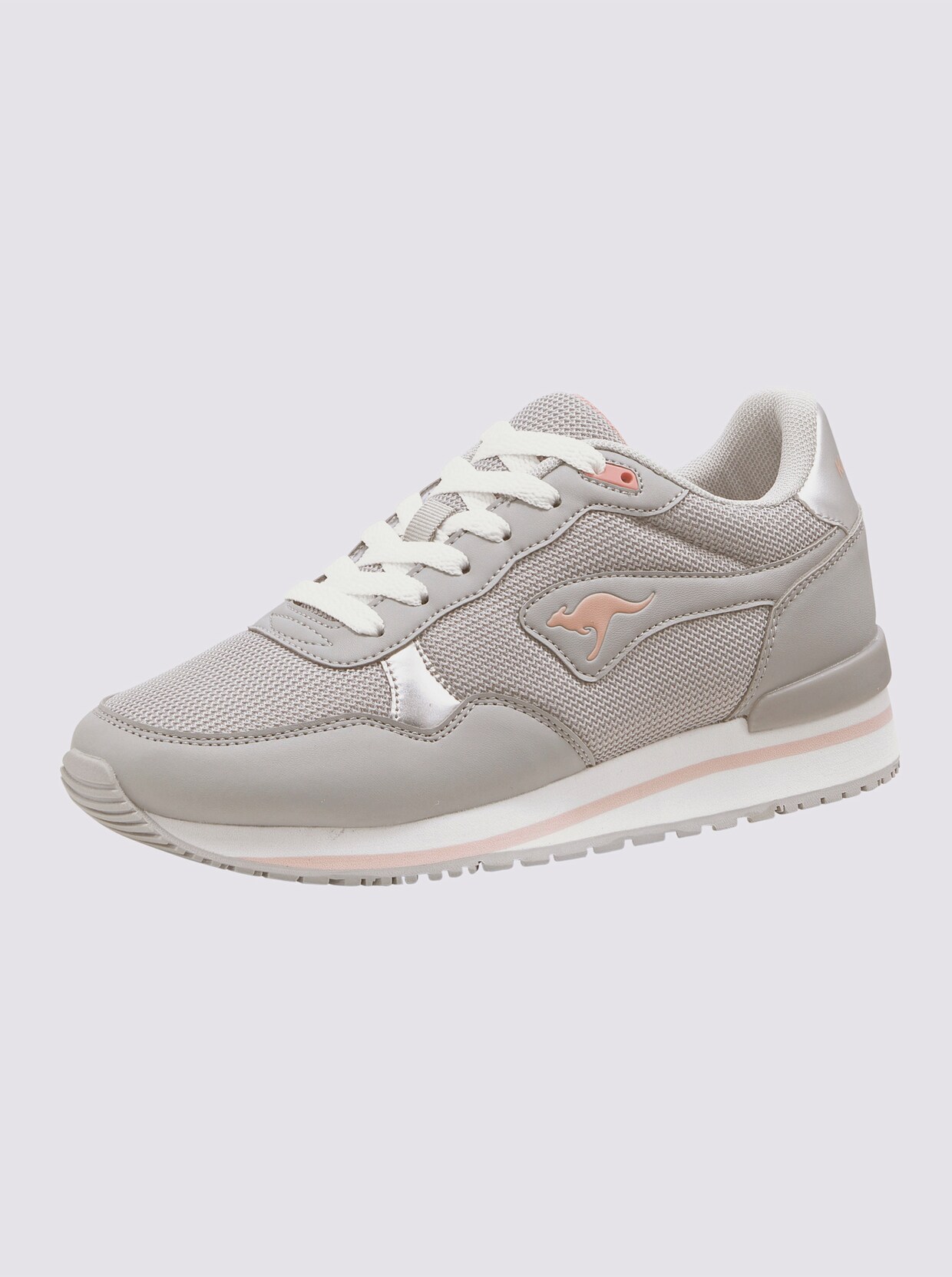KangaROOS Sneaker - grau-rosé