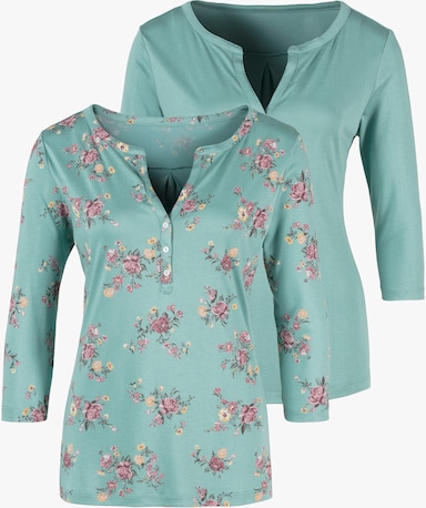 LASCANA Shirt met 3/4-mouw - mint