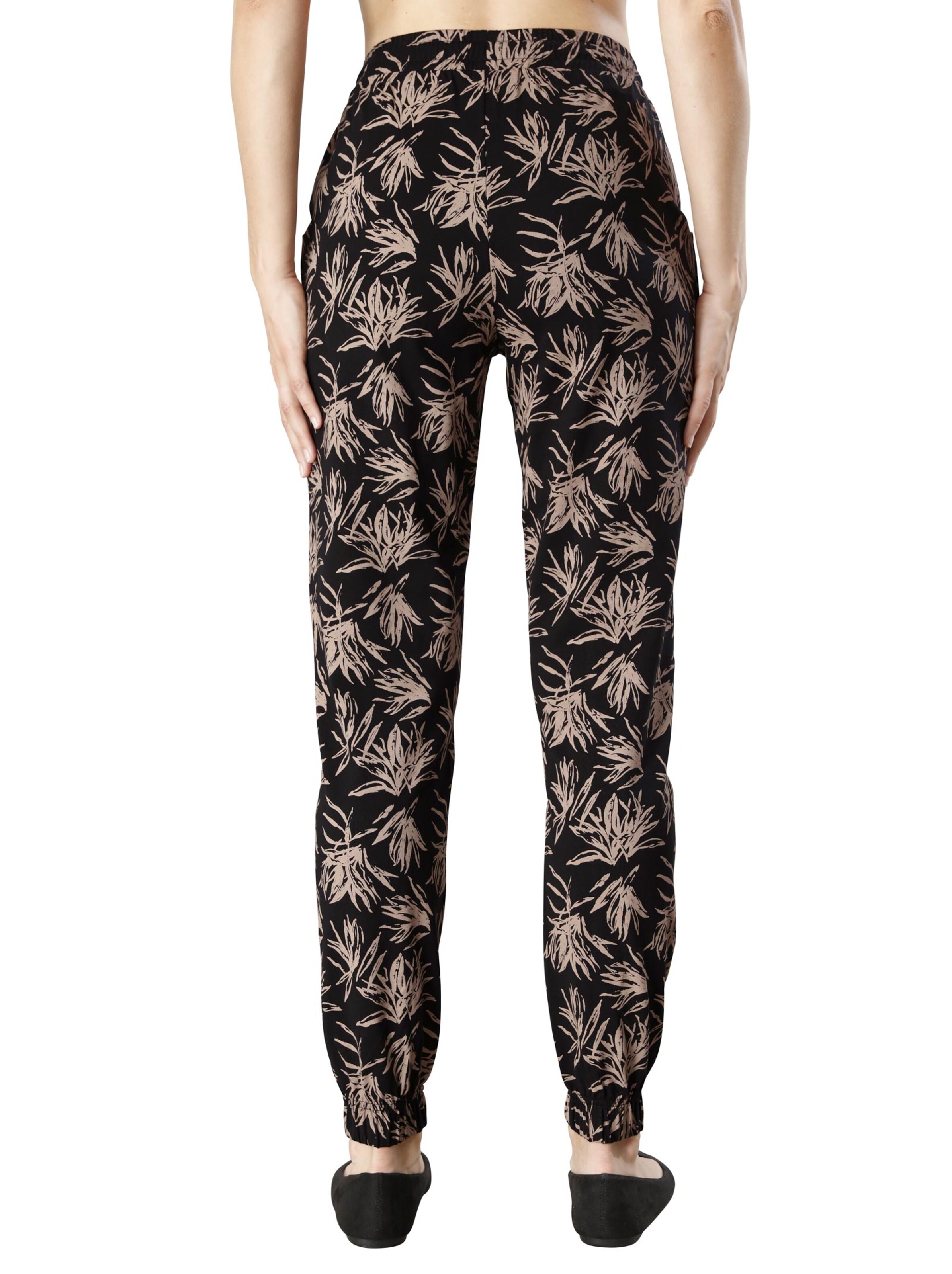 Freizeithose - schwarz-sesam