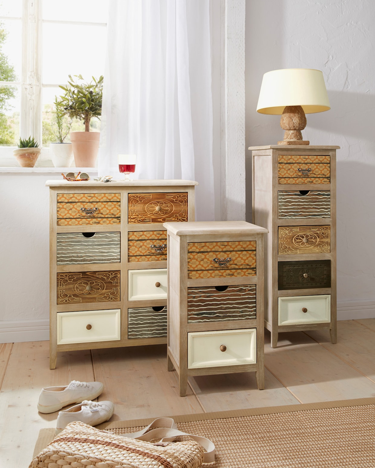 heine home Commode - bruin/bont