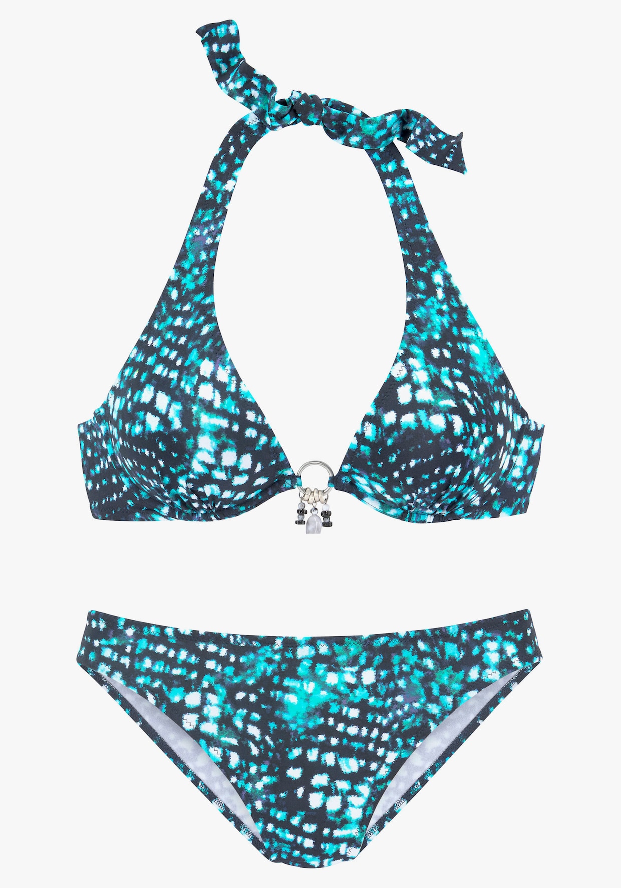 Bruno Banani Beugelbikini - marine geprint