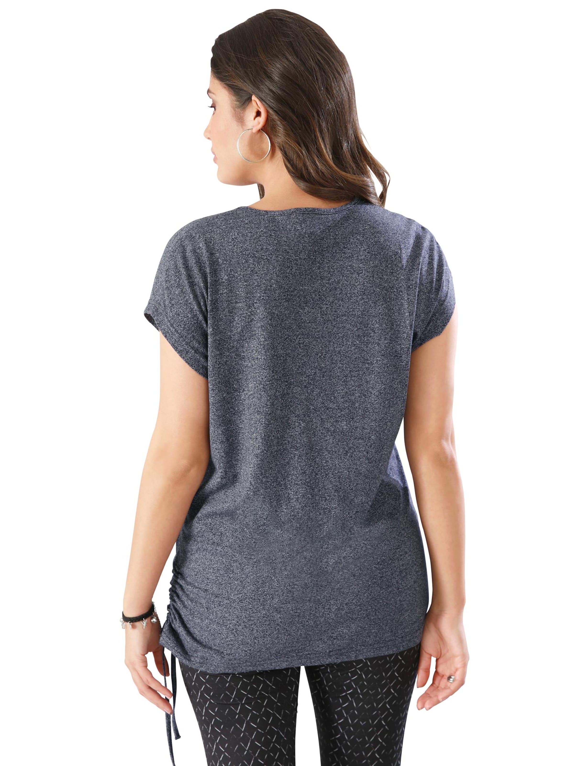 Shirt - blau-meliert