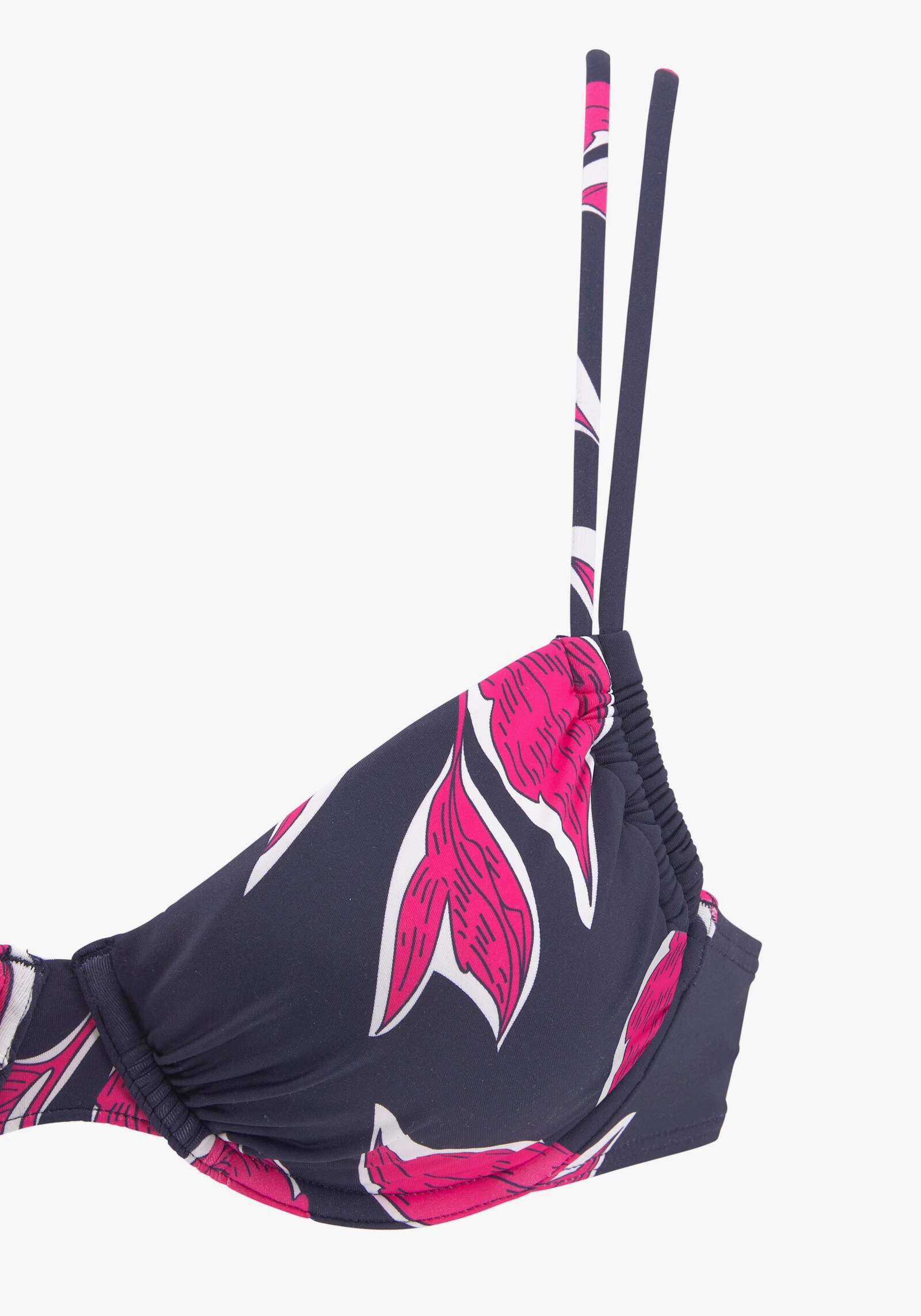 LASCANA Bügel-Bikini-Top - marine-bedruckt