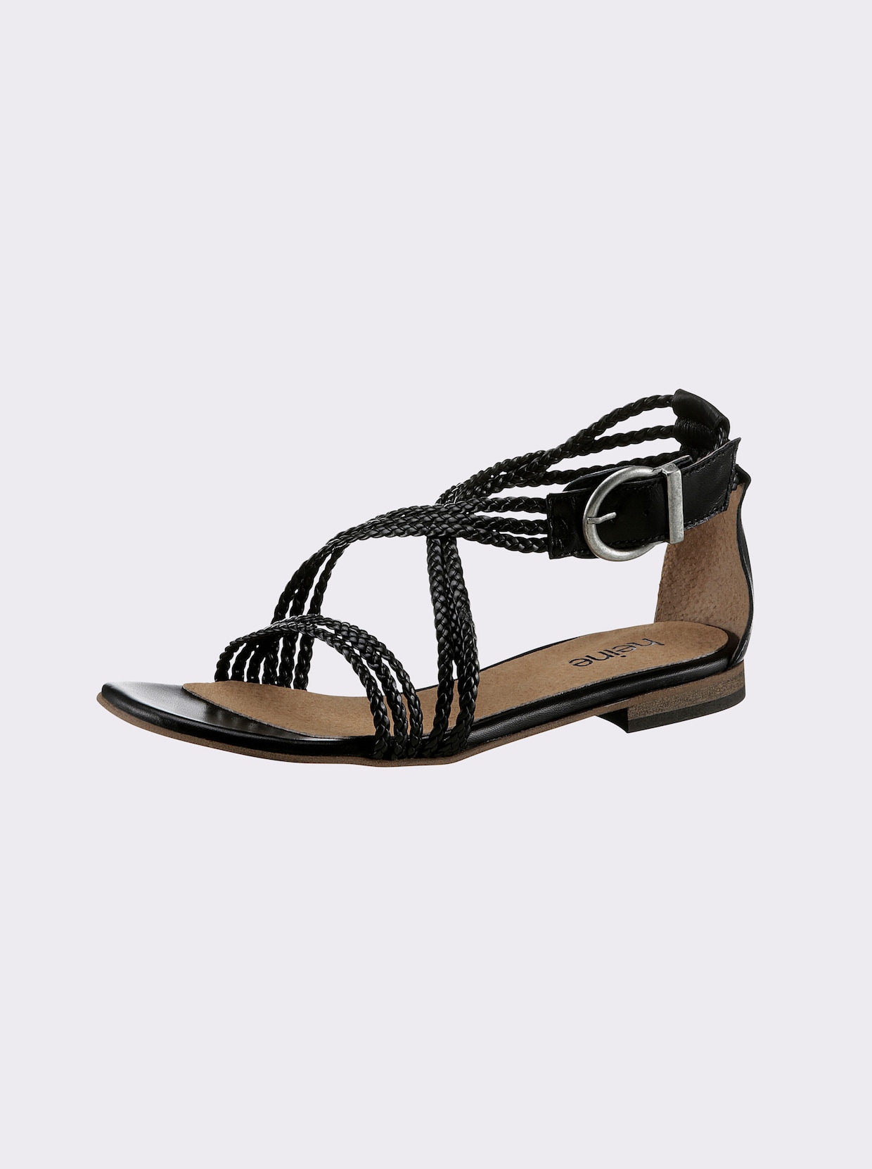 heine slipper - zwart