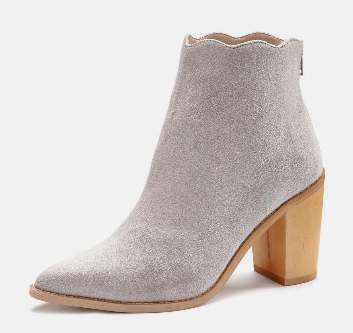 LASCANA Stiefelette - hellgrau