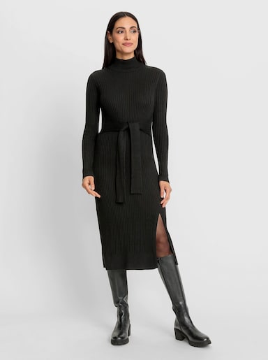 heine Robe en tricot - noir