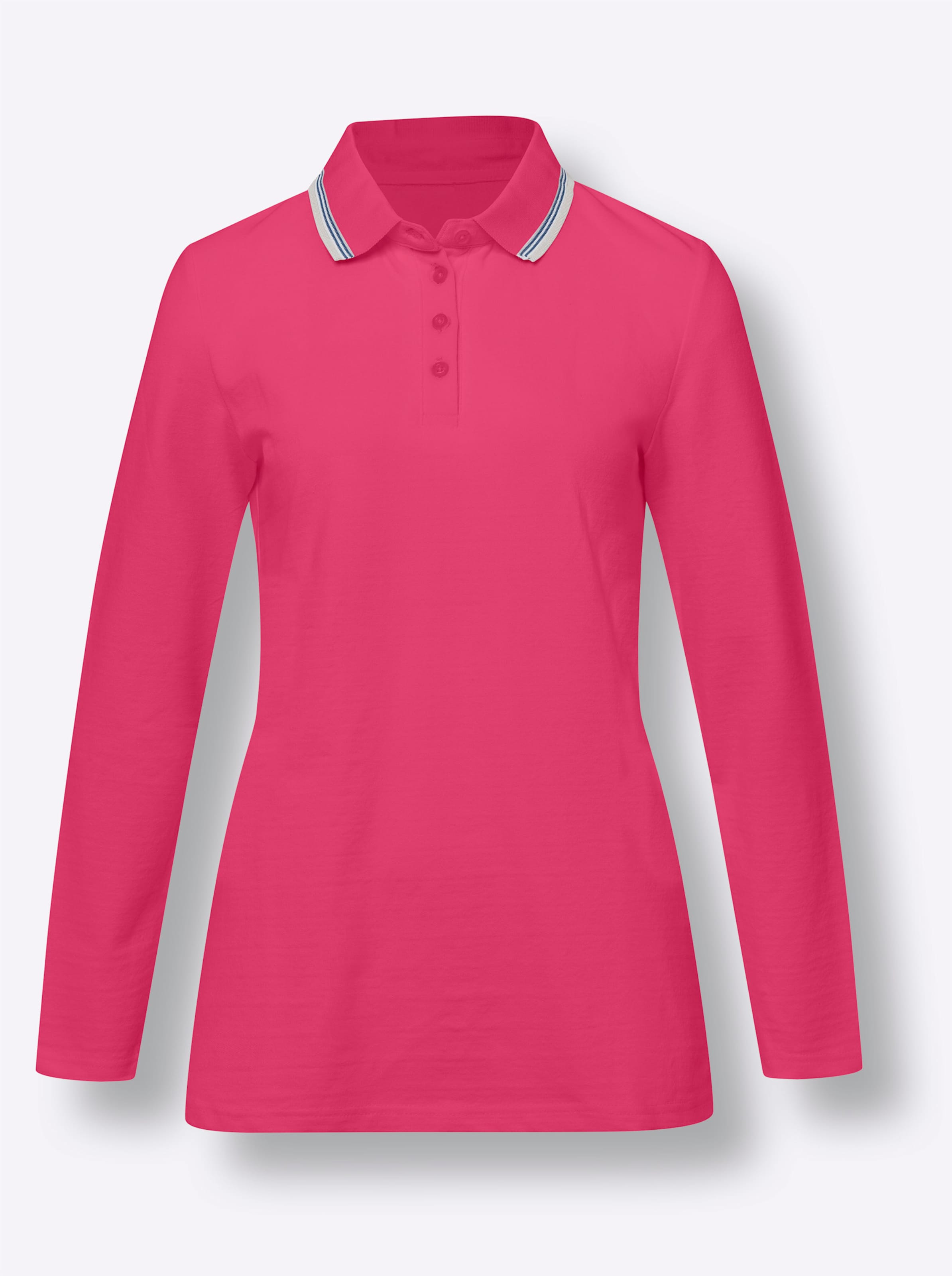 Thumbnail - Langarm-Poloshirt