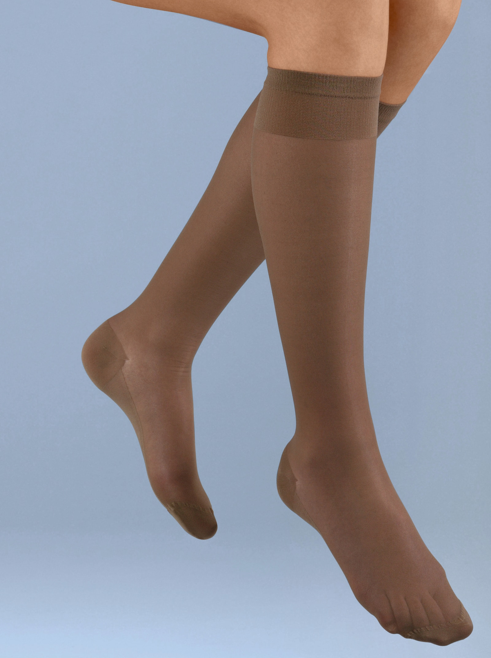 Silca Stödknästrumpor - mörkbrun