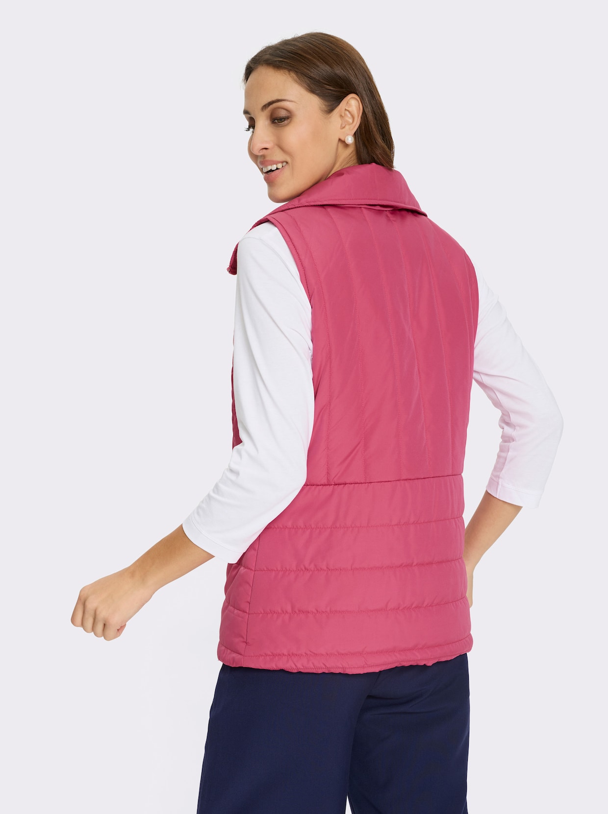 Steppweste - fuchsia