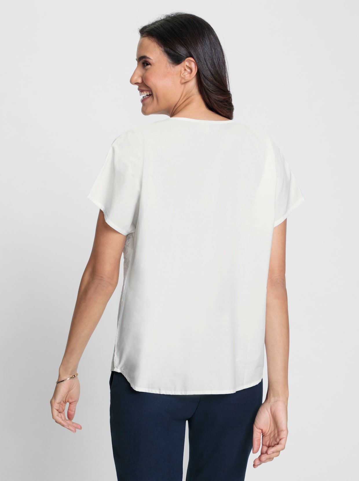 Katoenen blouse - ecru