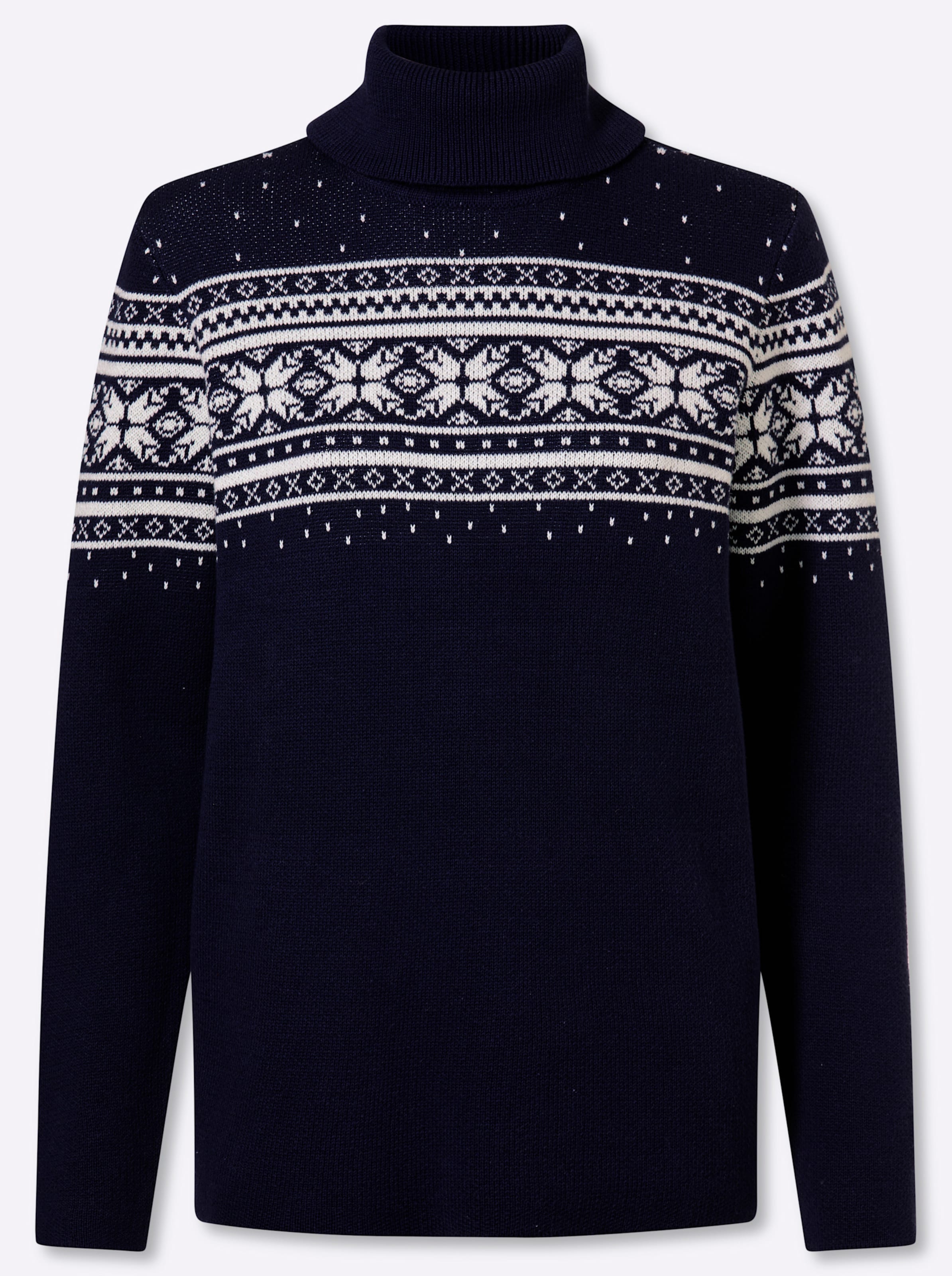 Jacquard-Pullover