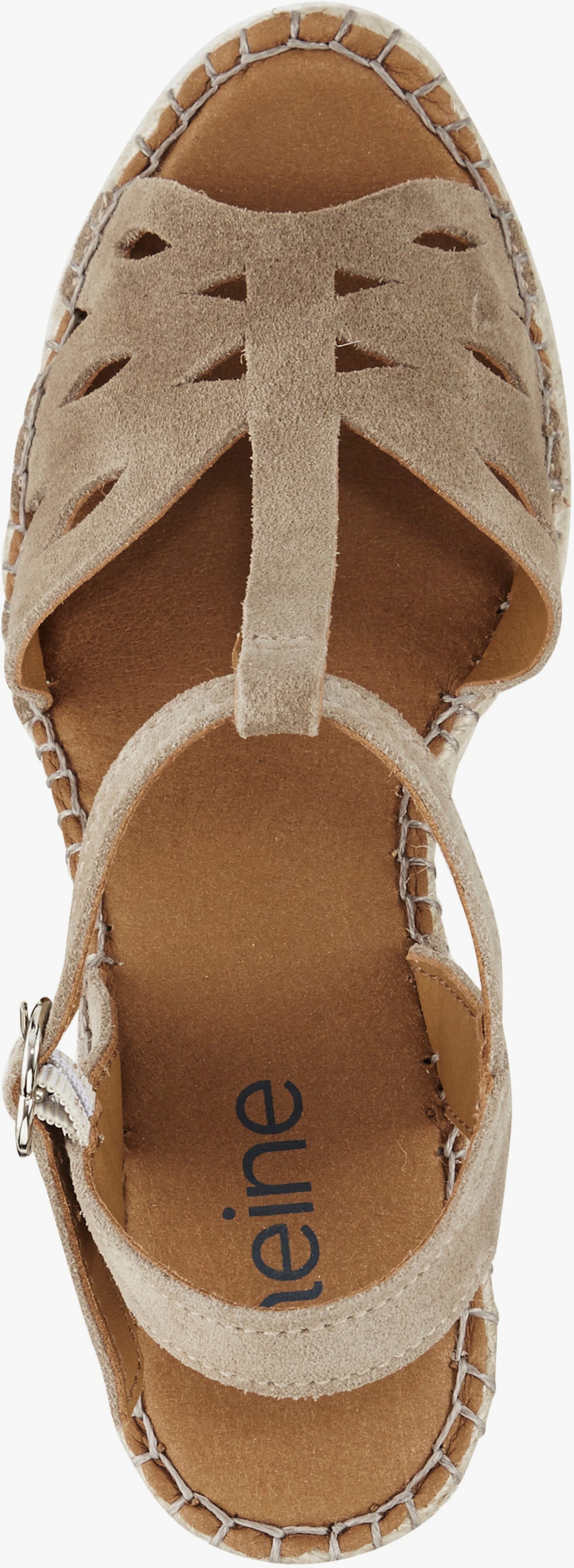 heine Keilsandalette - beige