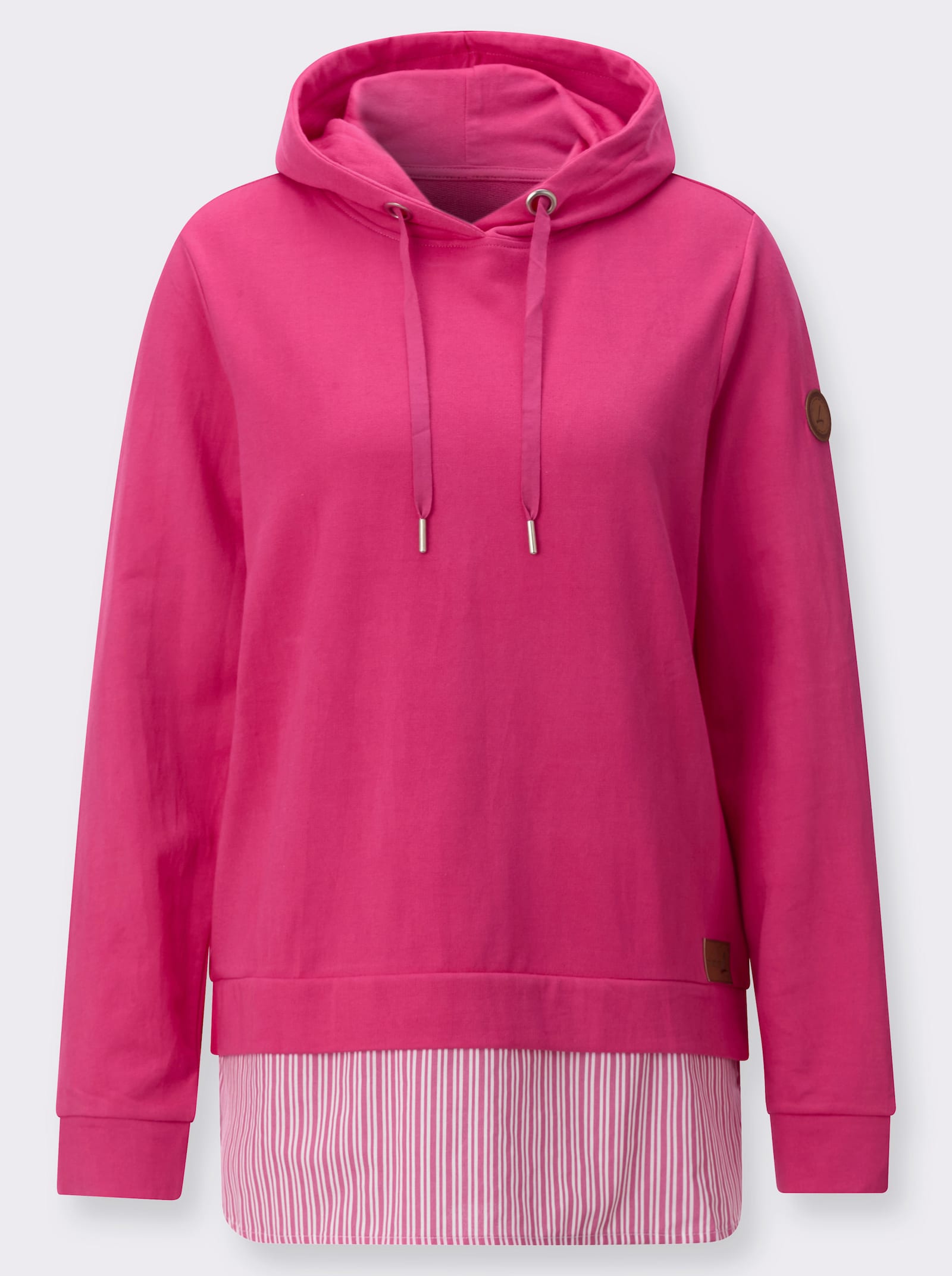 Kapuzensweatshirt - fuchsia