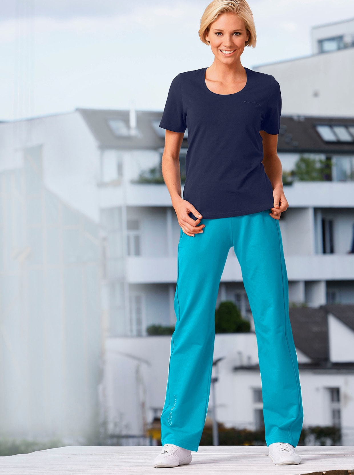 Catamaran Sports Sportshirt - marine+turquoise