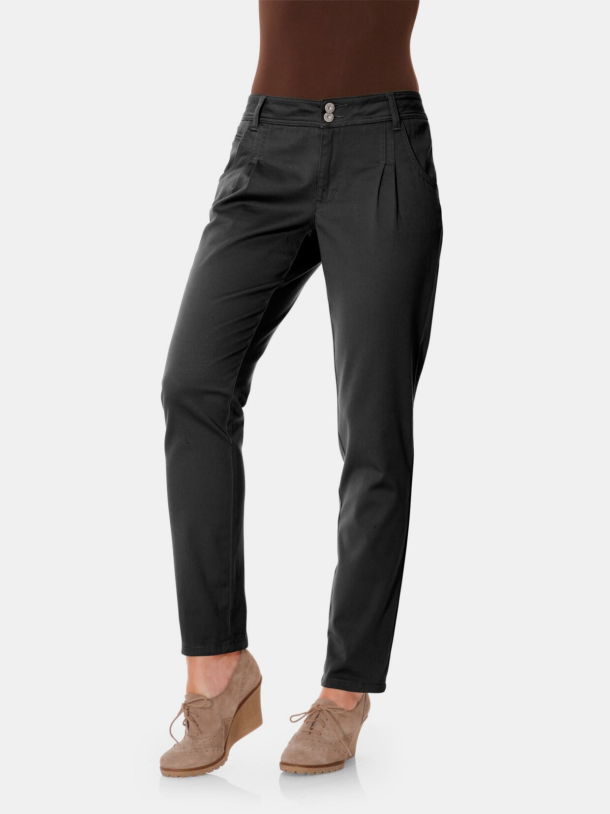 Linea Tesini Chinobroek - zwart
