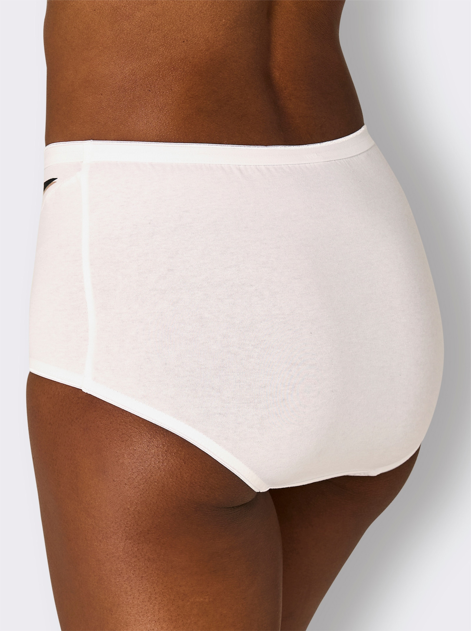 Taillenslip - weiß-bedruckt