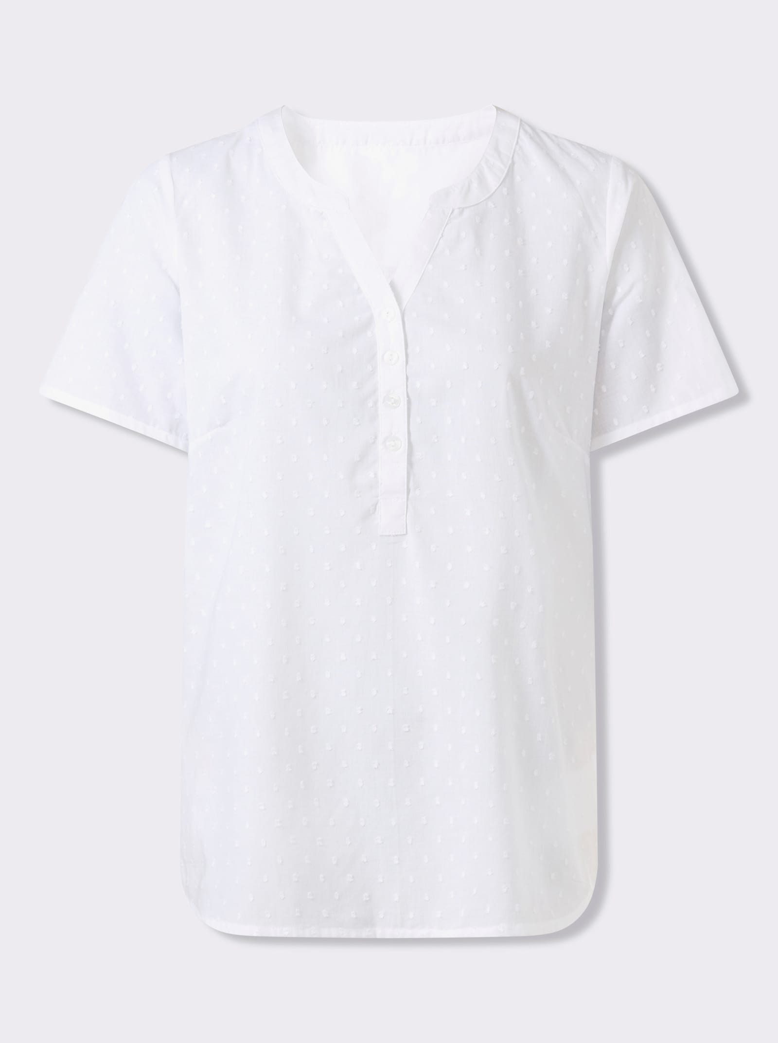 Blúzka, krátke rukávy, štruktúra - svetlobéžová