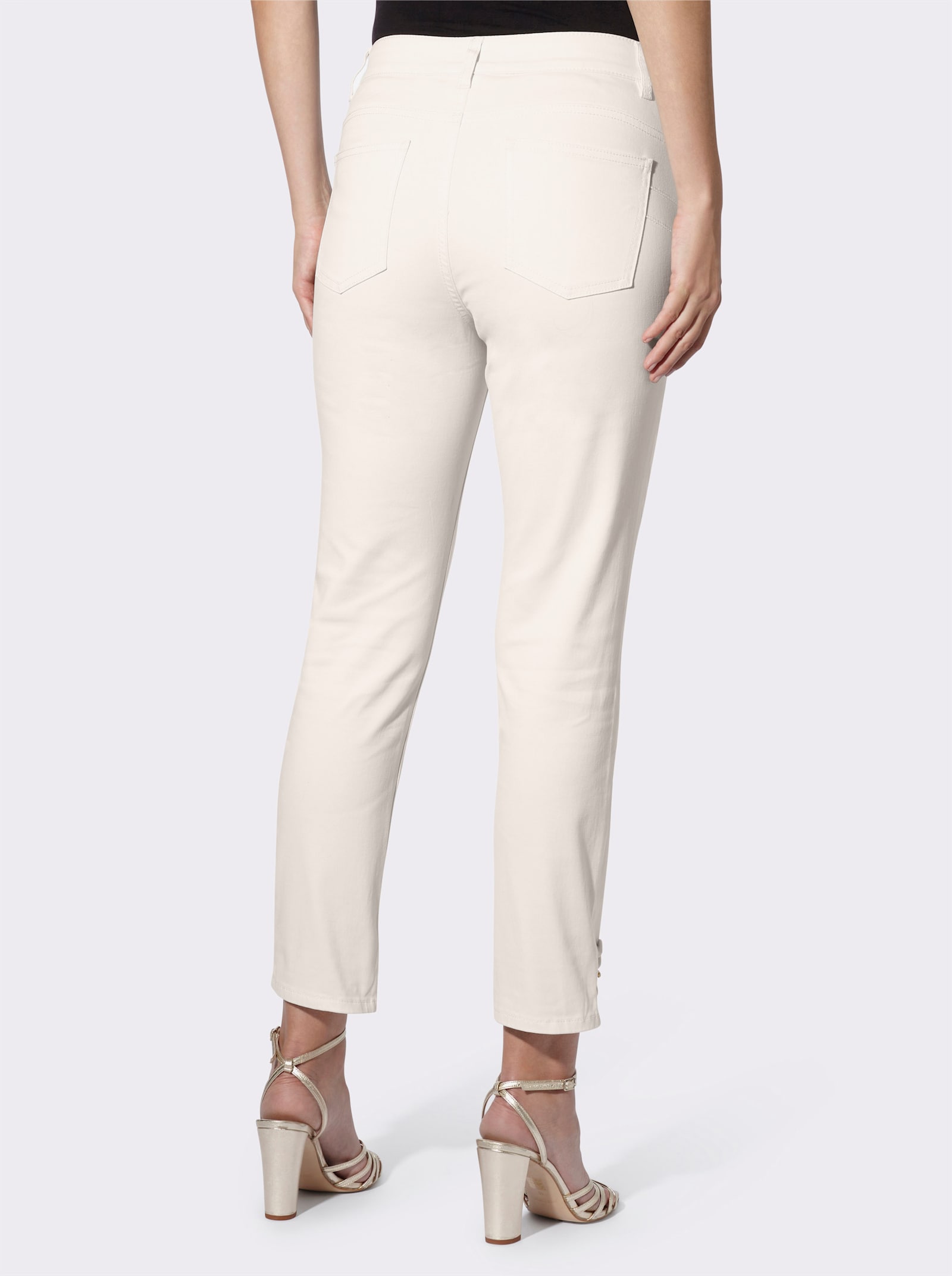 heine Push-up-Jeans in 7/8-Länge - ecru