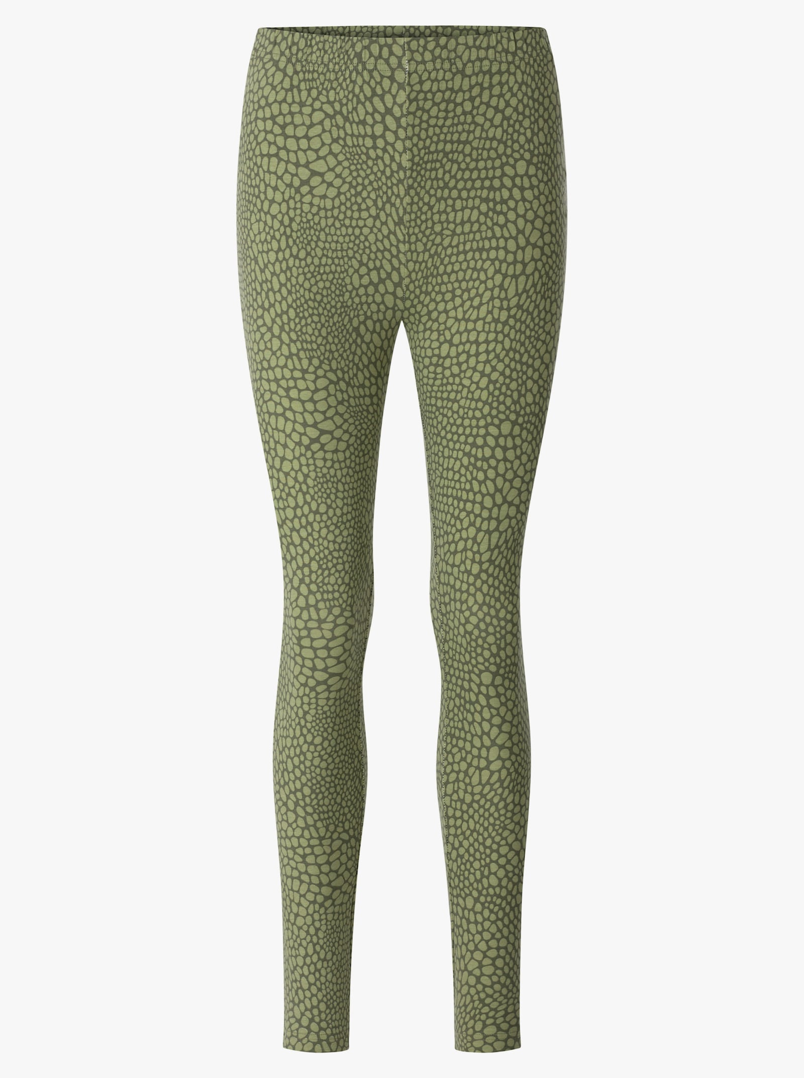 Leggings in verschiedenen Animal-Dessins - khaki-schilf-bedruckt