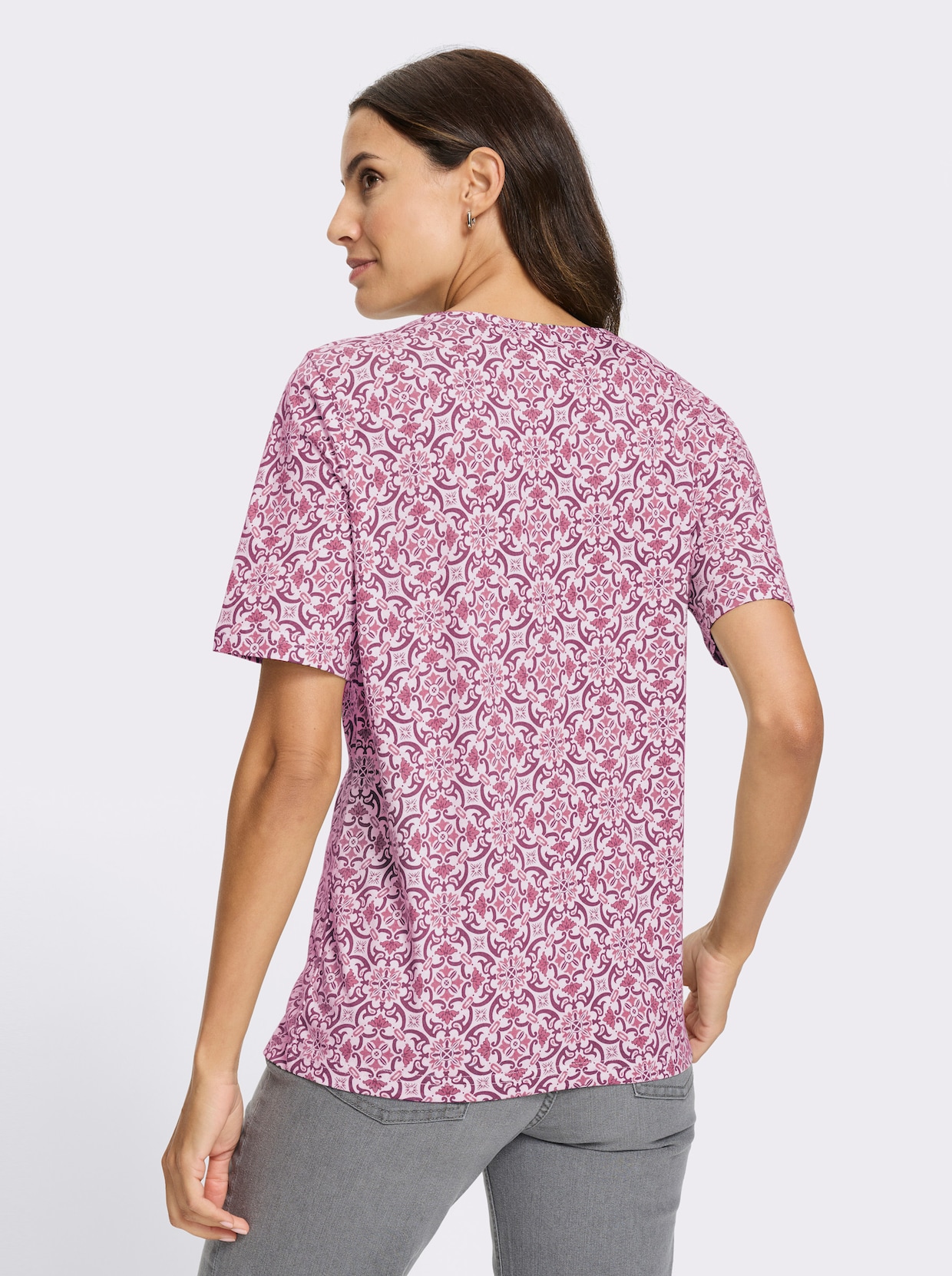 Print-Shirt - ecru-erika-bedruckt