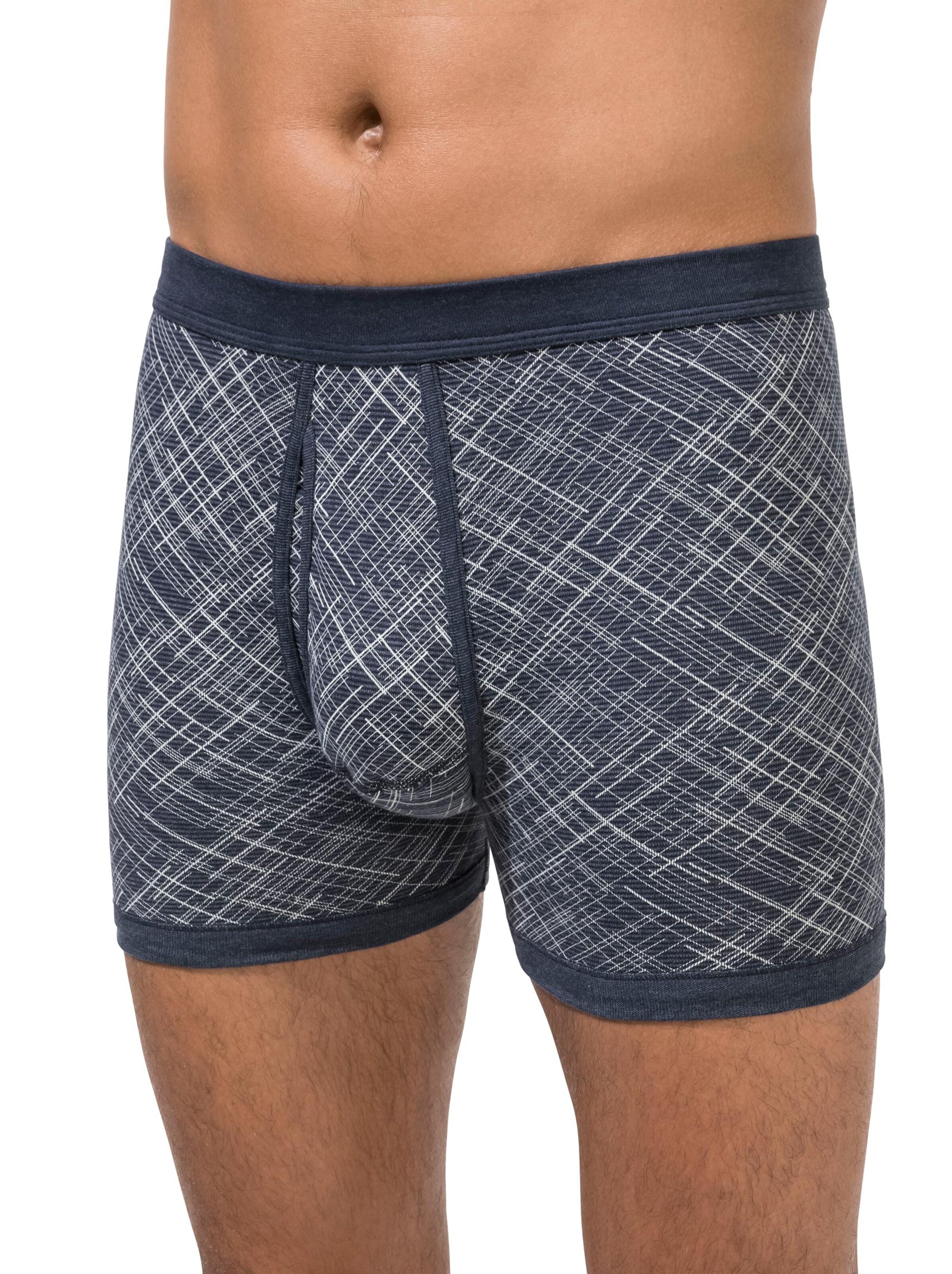 Schlüpfer - blau-bedruckt