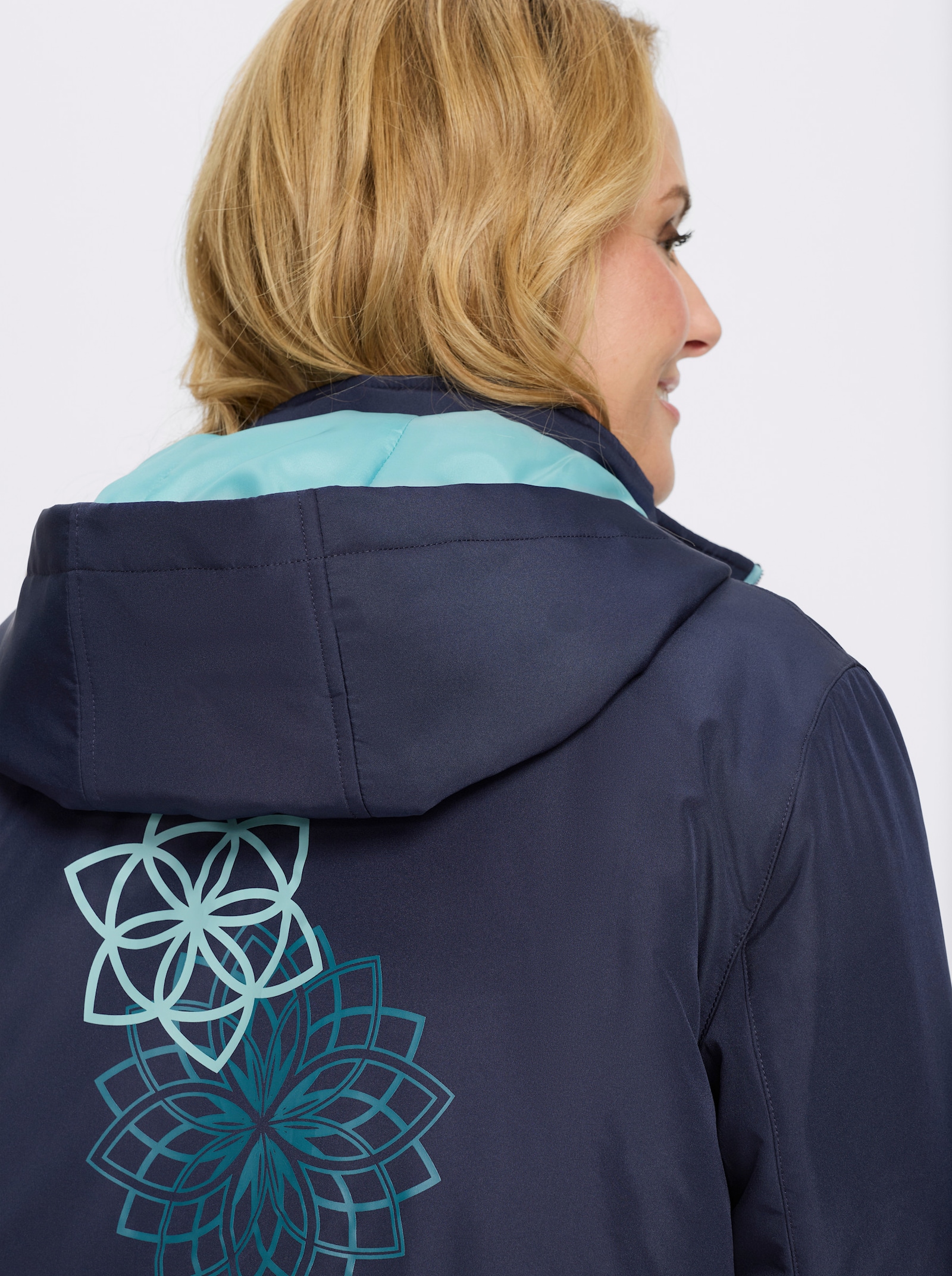 Jacke mit Druck-Motiv - marine