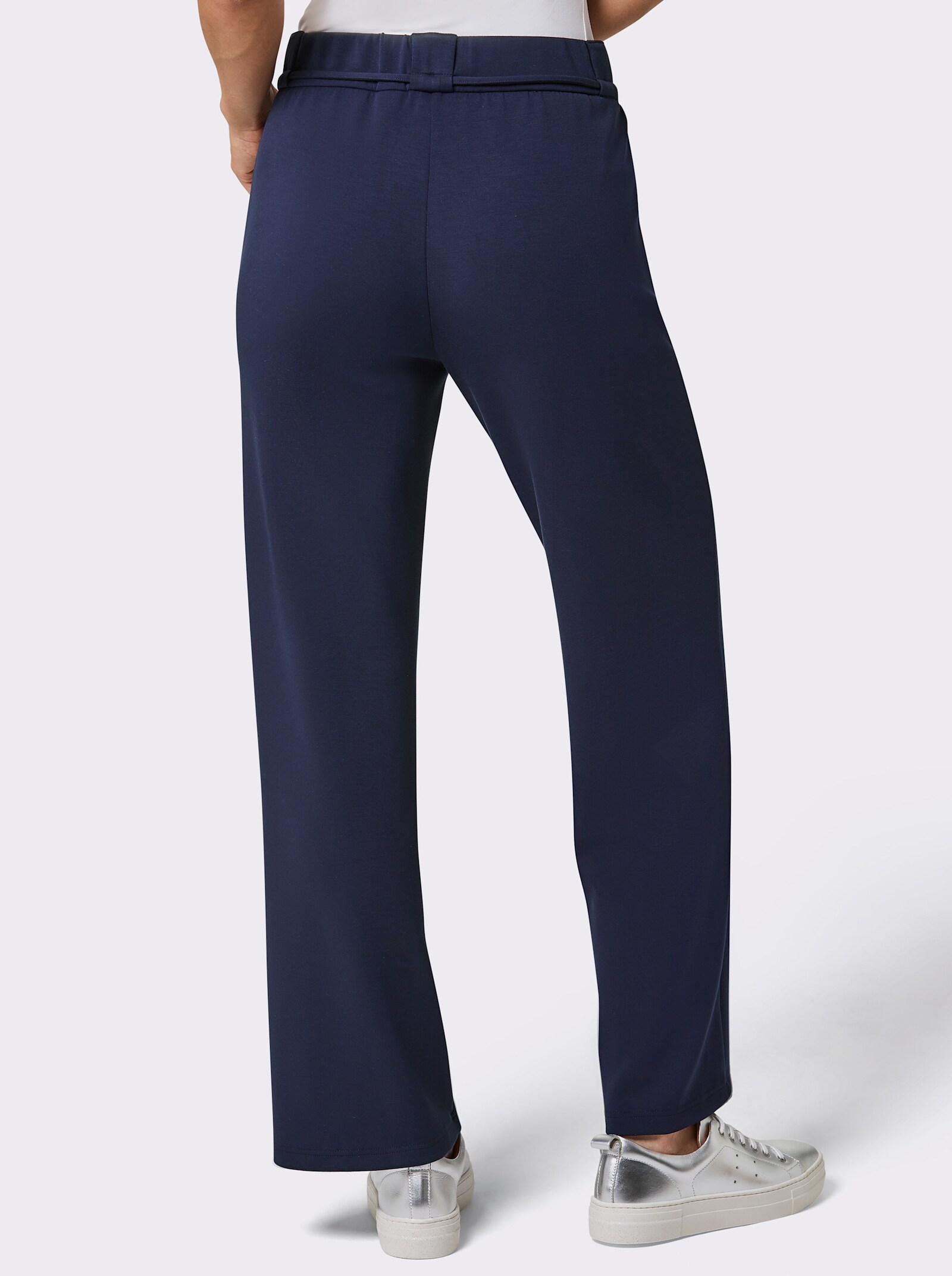 CREATION L PREMIUM Jerseyhose in Interlock-Qualität - marine