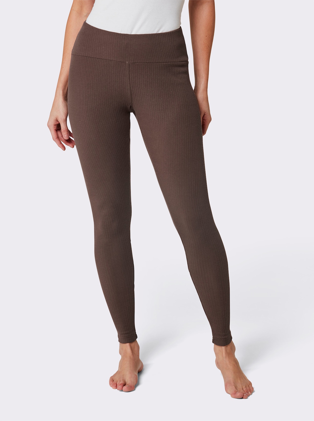 wäschepur Legging - chocolade