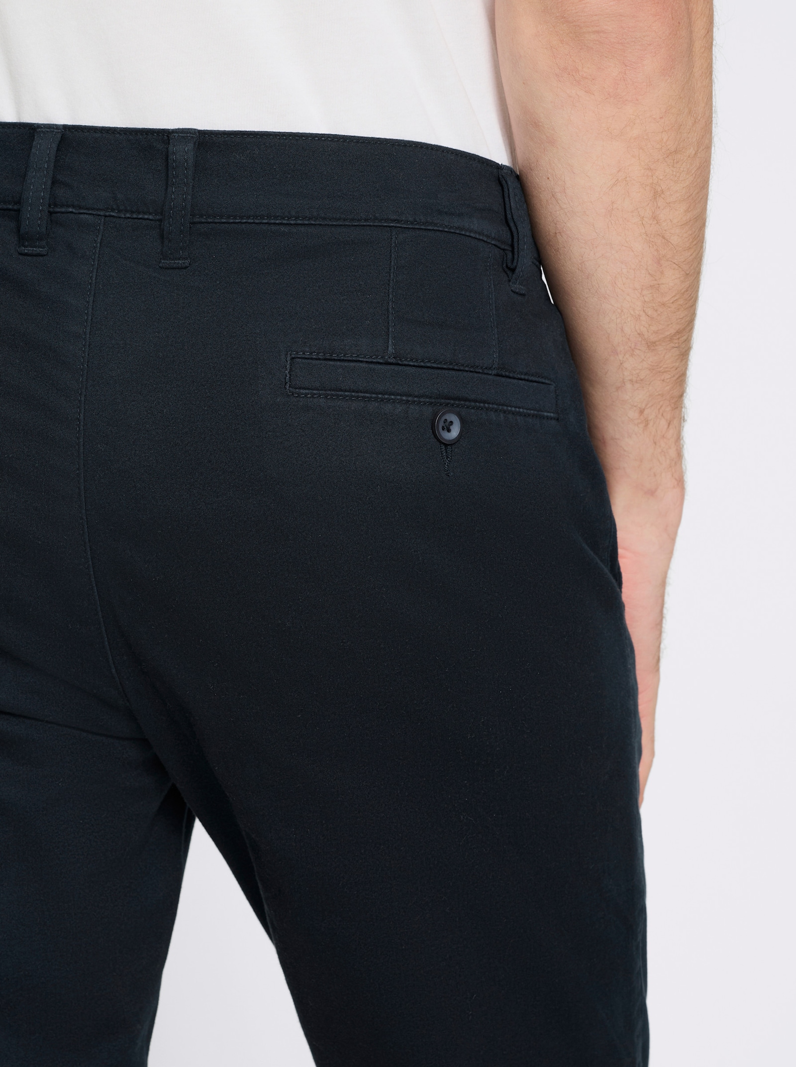 Marco Donati Thermohose in Stretch-Qualität - marine