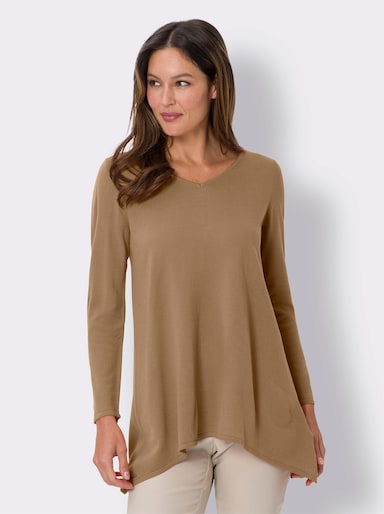 Lange pullover - camel