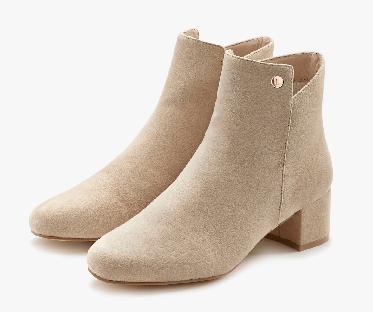 LASCANA Stiefelette - beige