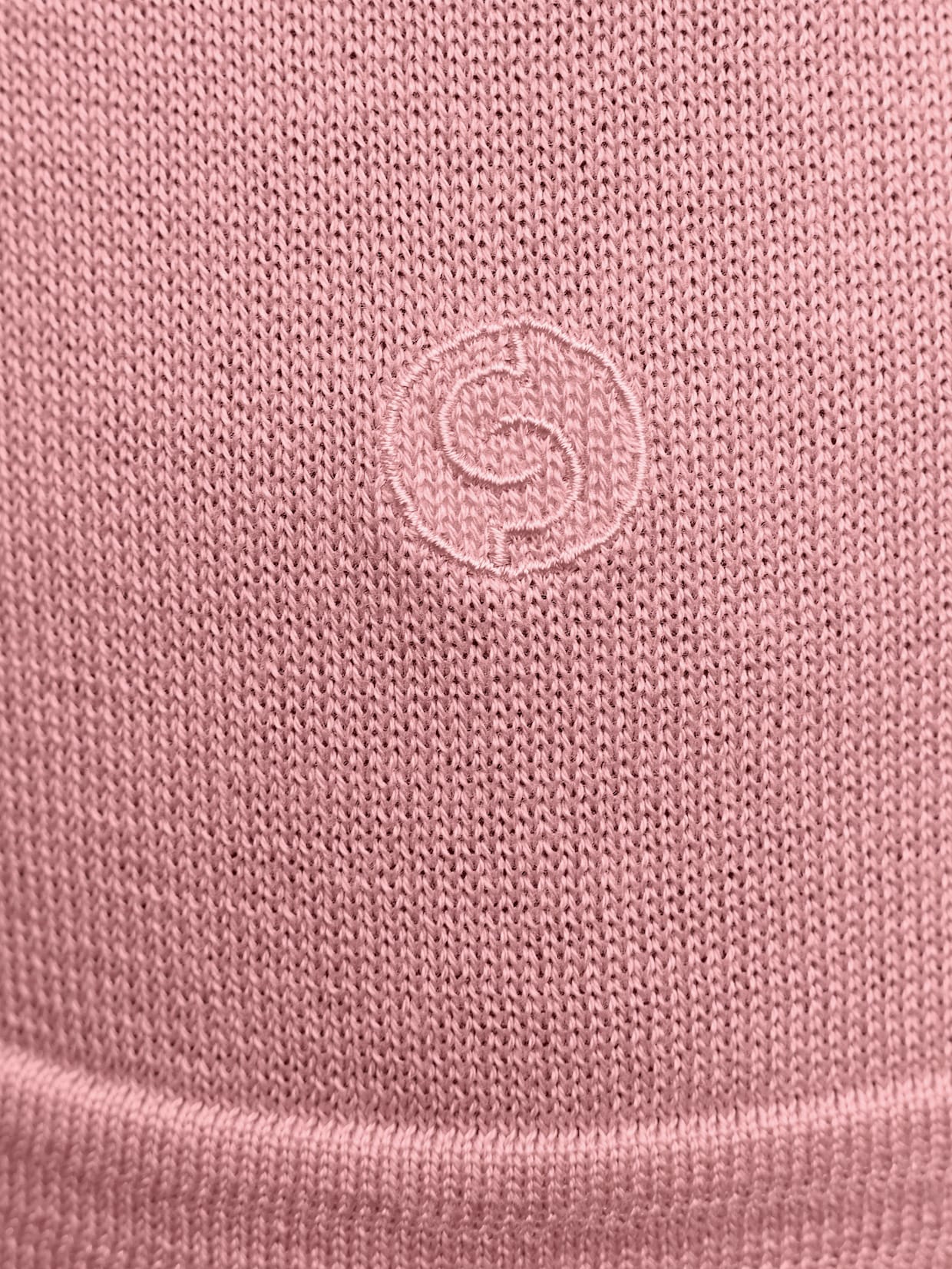 CREATION L PREMIUM Kurzarmpullover - rosenquarz