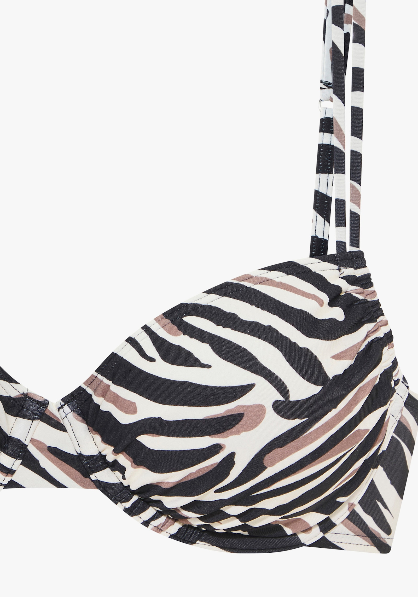 LASCANA Bügel-Bikini-Top - creme-schwarz