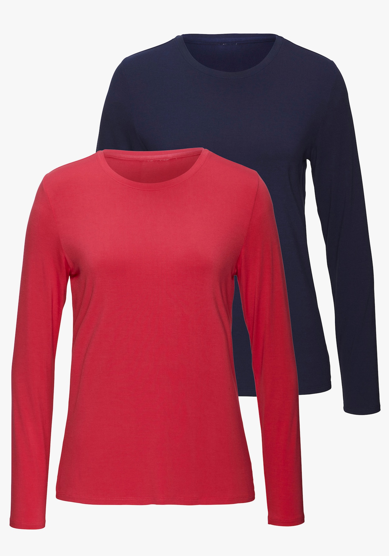 LASCANA Shirt met lange mouwen - pink, marine