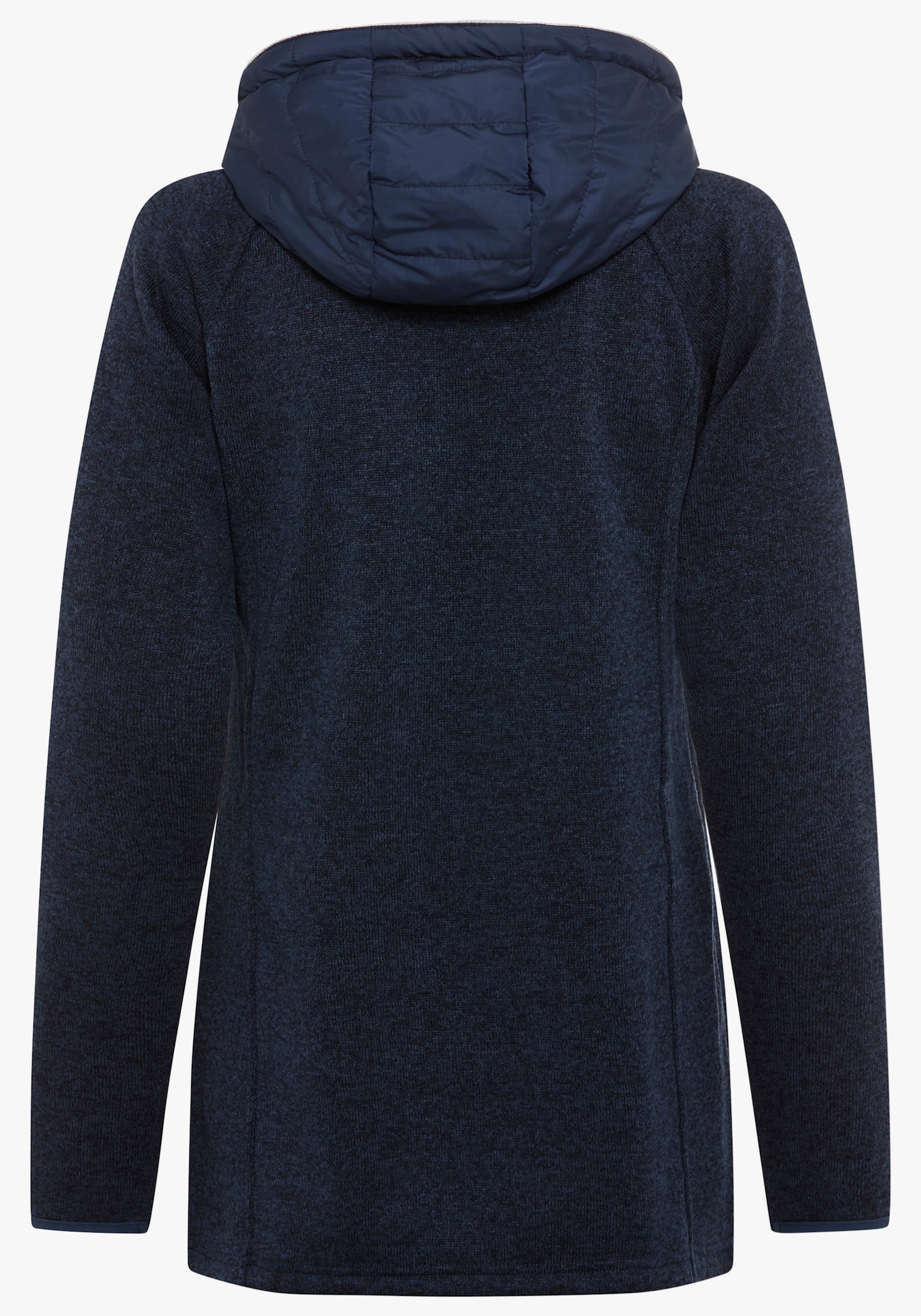 Polarino Strickfleecejacke - navy mélange