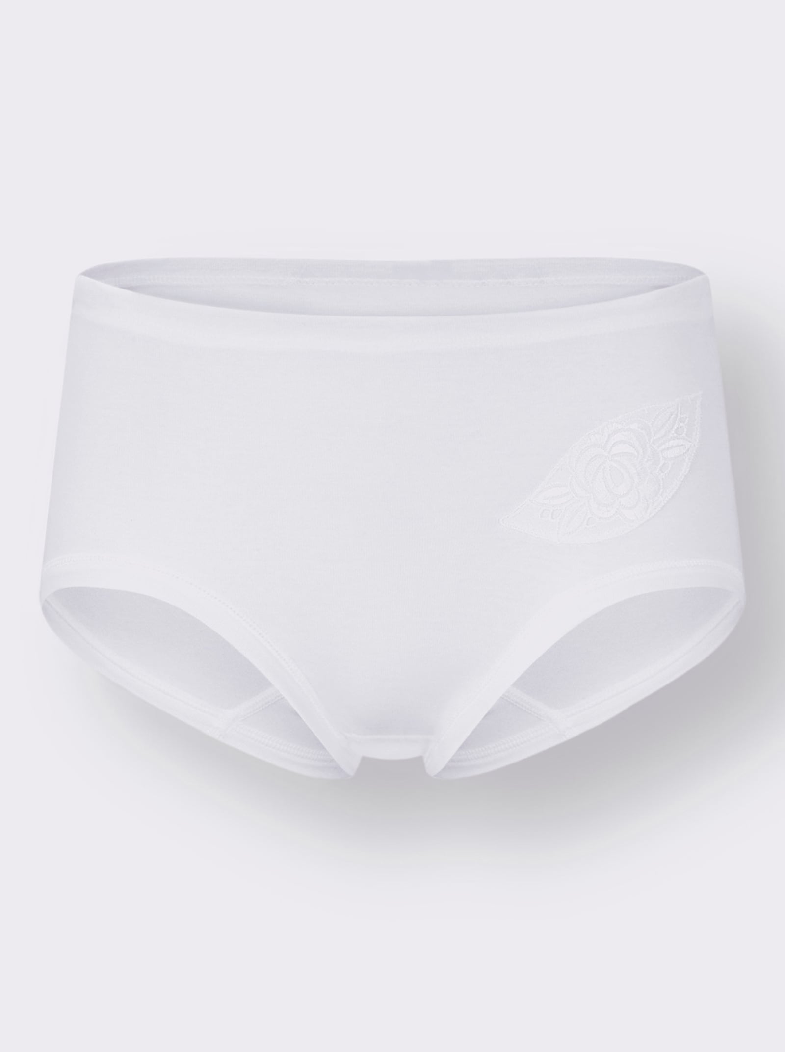 Speidel Nohavičky, zv.pás, boč.batistový motív - biela