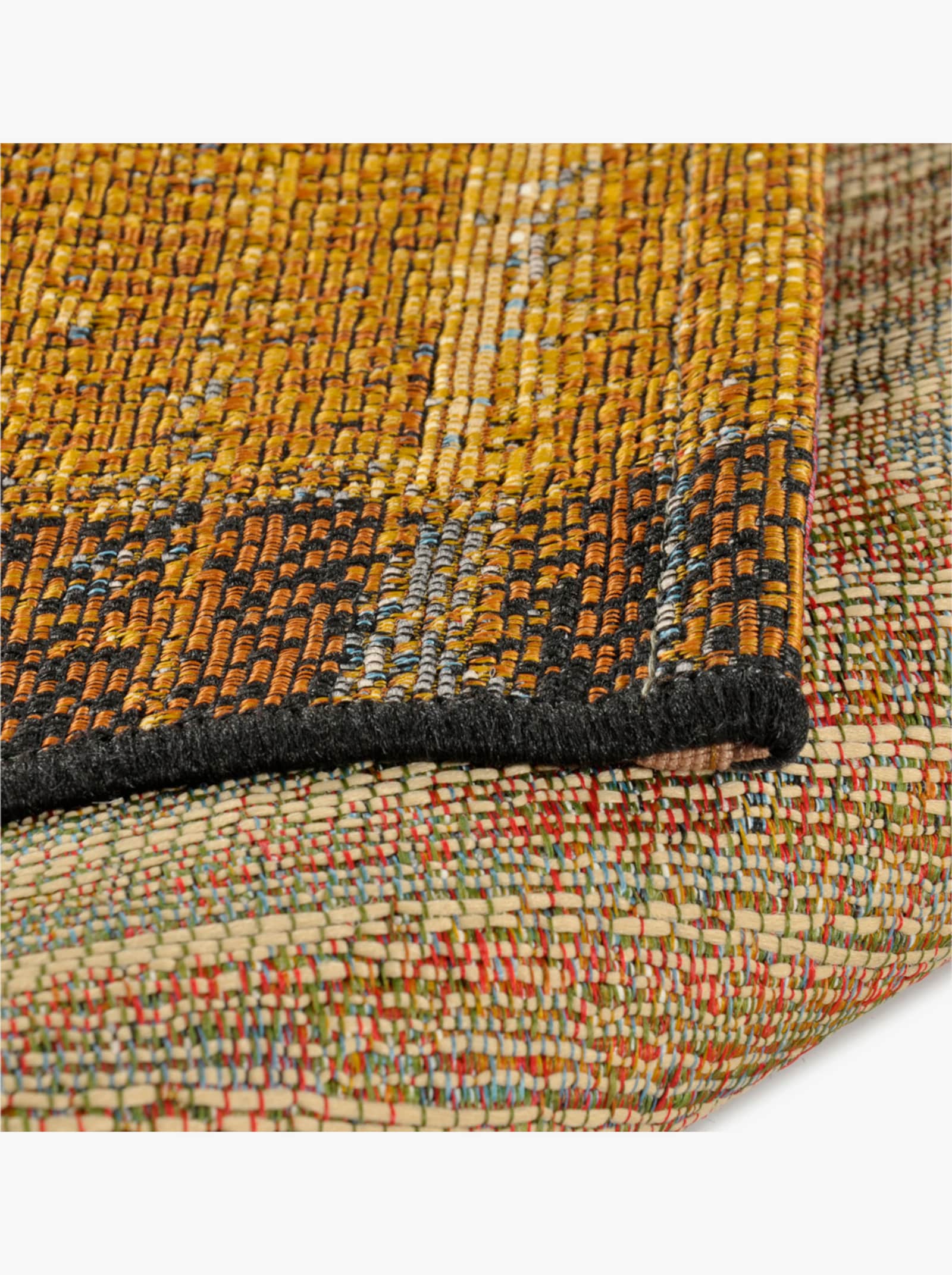 Theko Teppich - gelb